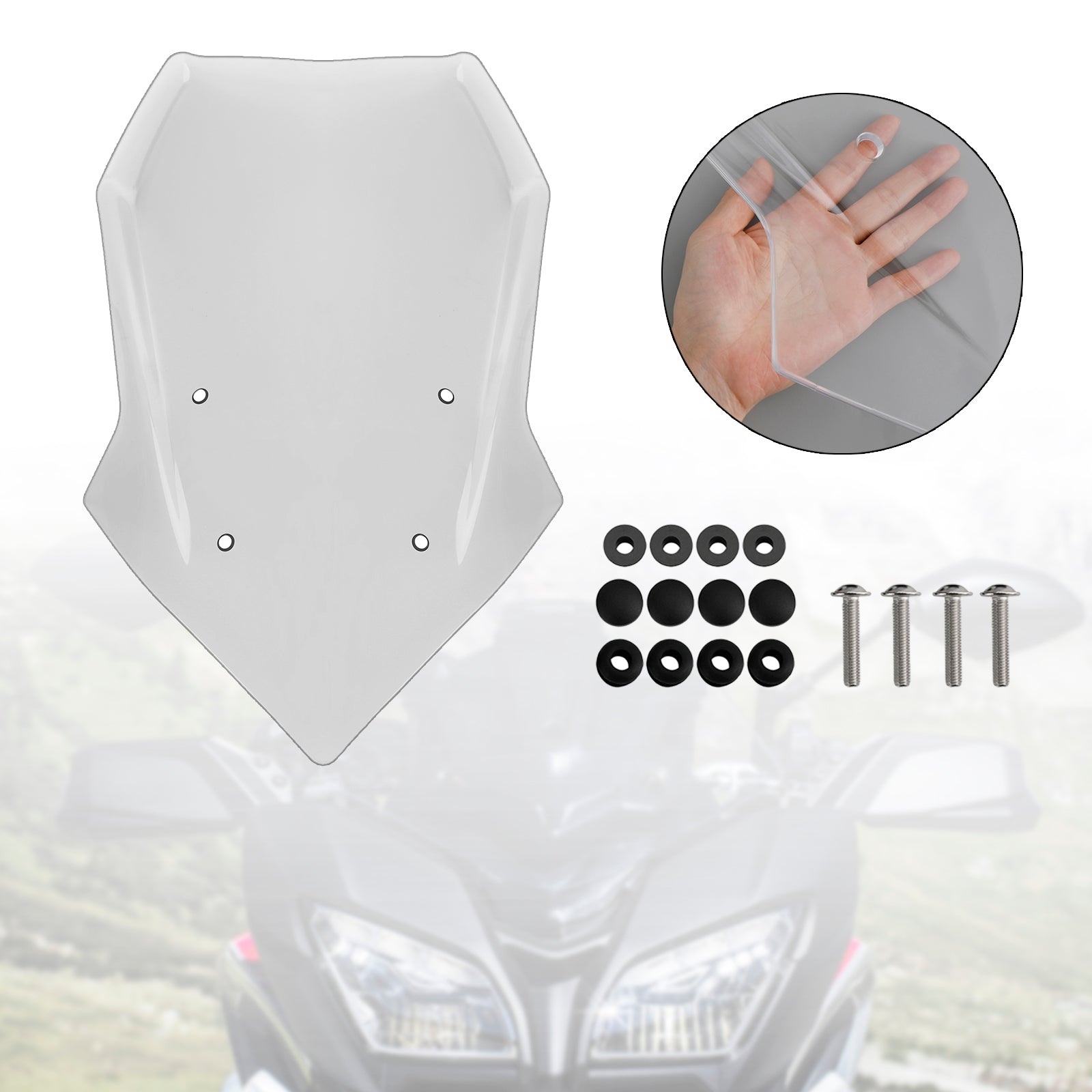 Parabrezza Parabrezza per Yamaha Tracer 900/GT 2018-2020 Tracer 9/GT 2021-2023