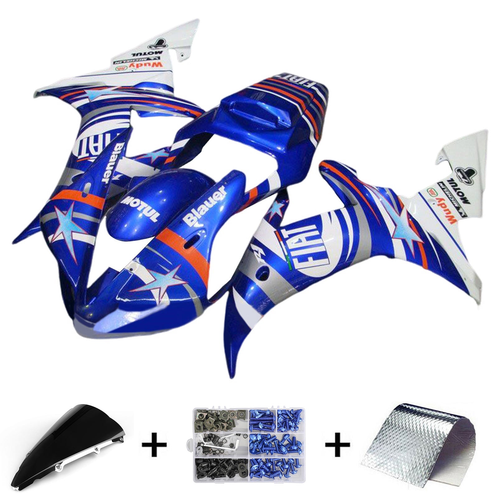Kit carenatura iniezione Yamaha YZF 1000 R1 2002-2003 Carrozzeria in plastica ABS