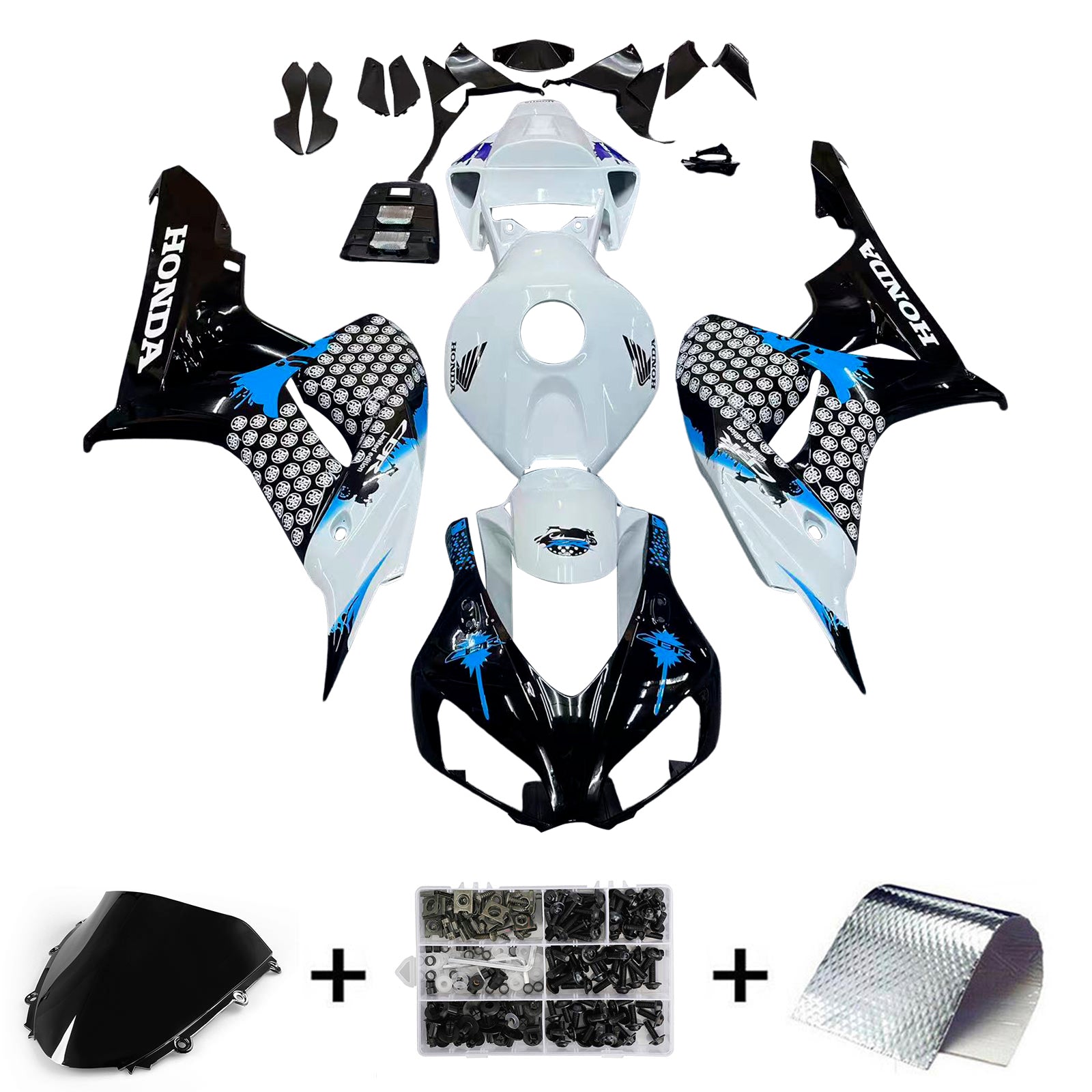 Kit de carénage en plastique ABS pour Honda CBR1000RR 2006-2007