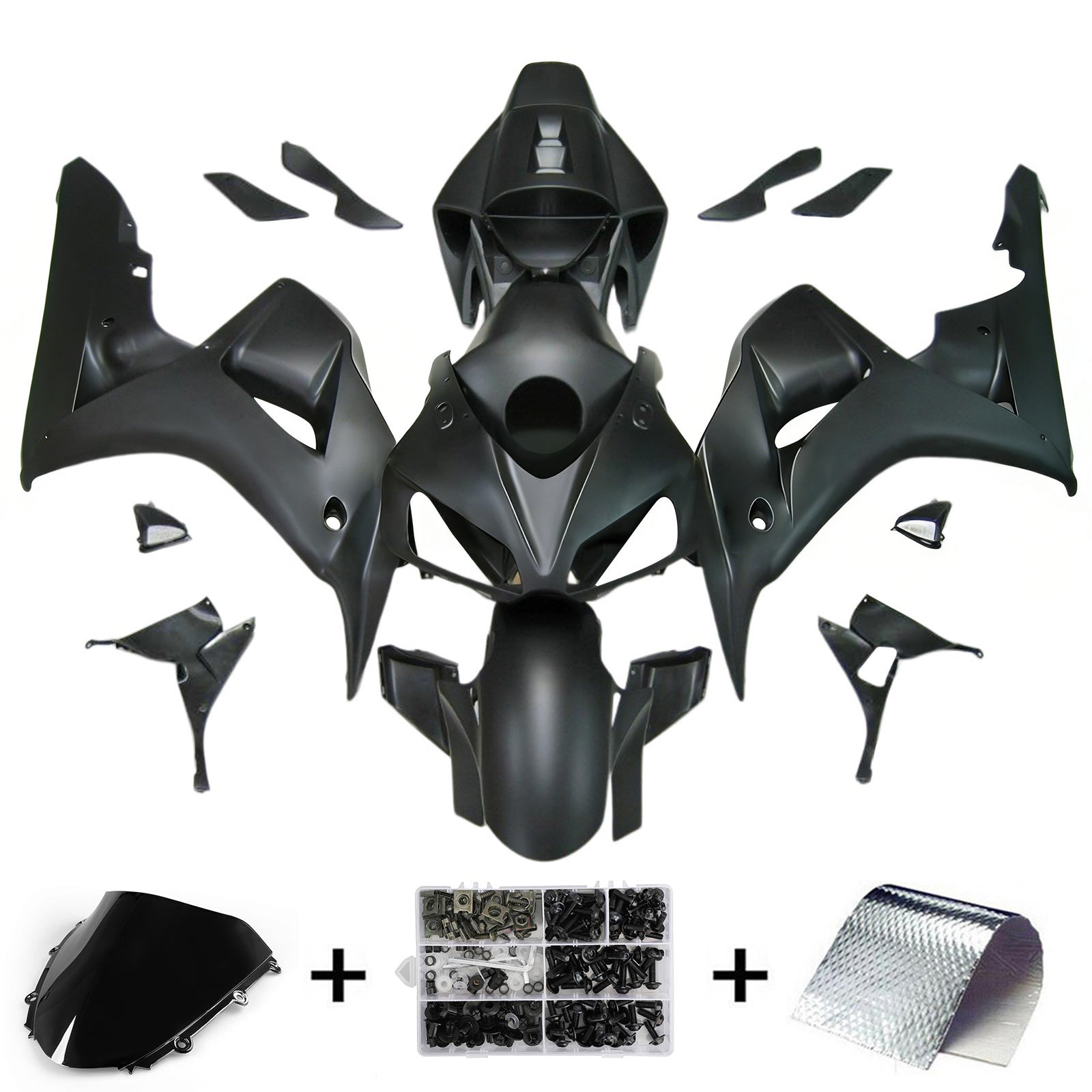 Kit de carénage injecté en plastique ABS pour Honda CBR1000RR 2006-2007