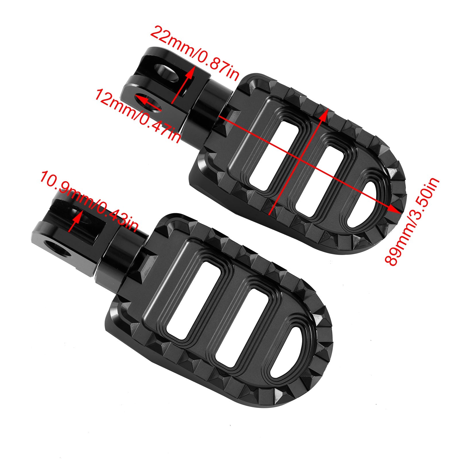 Reposapiés delantero para CFMOTO 450SR 450NK 650NK 400NK 800NK 650GT