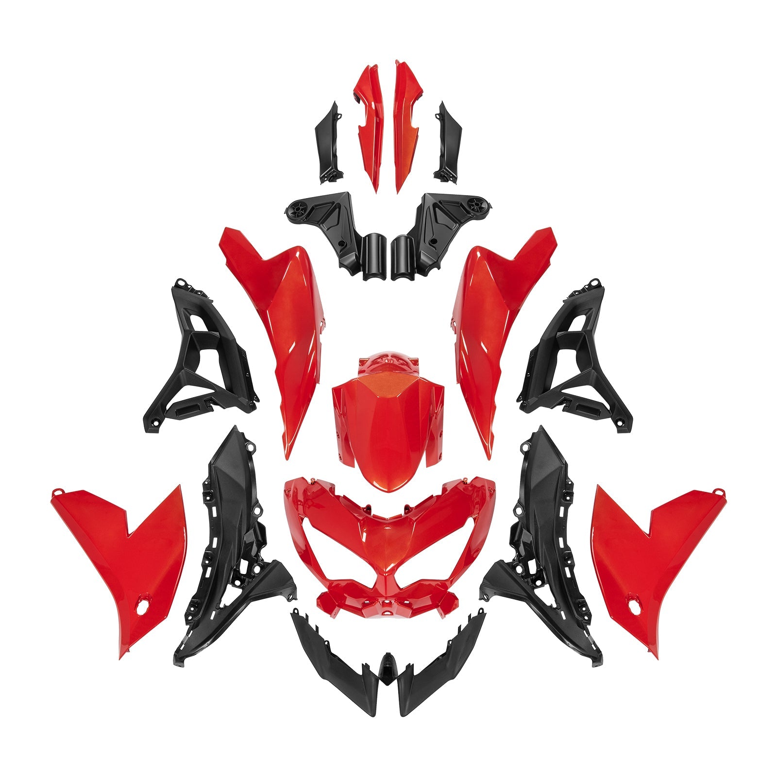 Zestaw owiewki nadwozia z wtryskiwanym ABS dla Kawasaki VERSYS 650 KLE 2022-2024 01 #