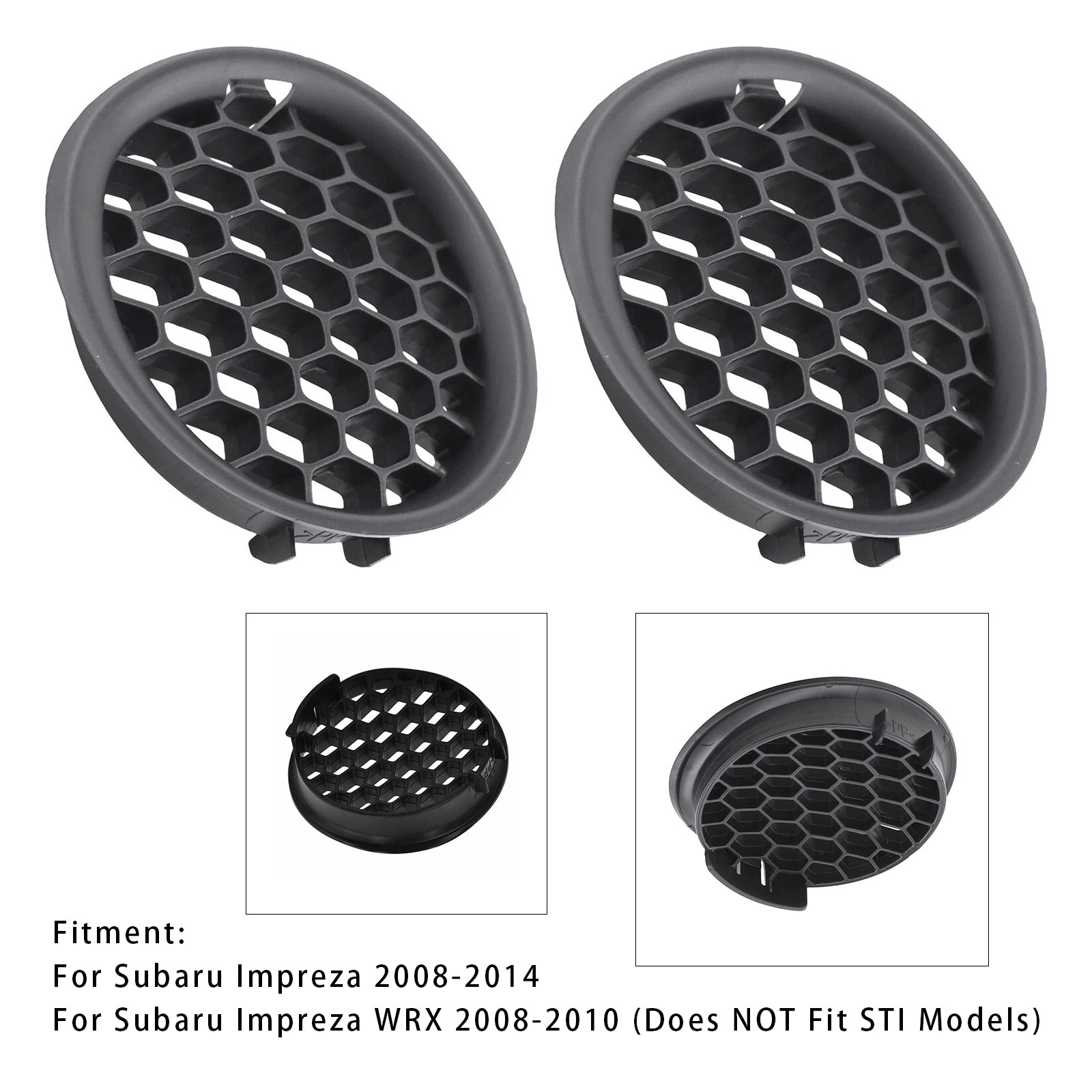 Par de cuadrículas protectoras para luces antiniebla para Subaru Impreza 2008-2014 57731FG200