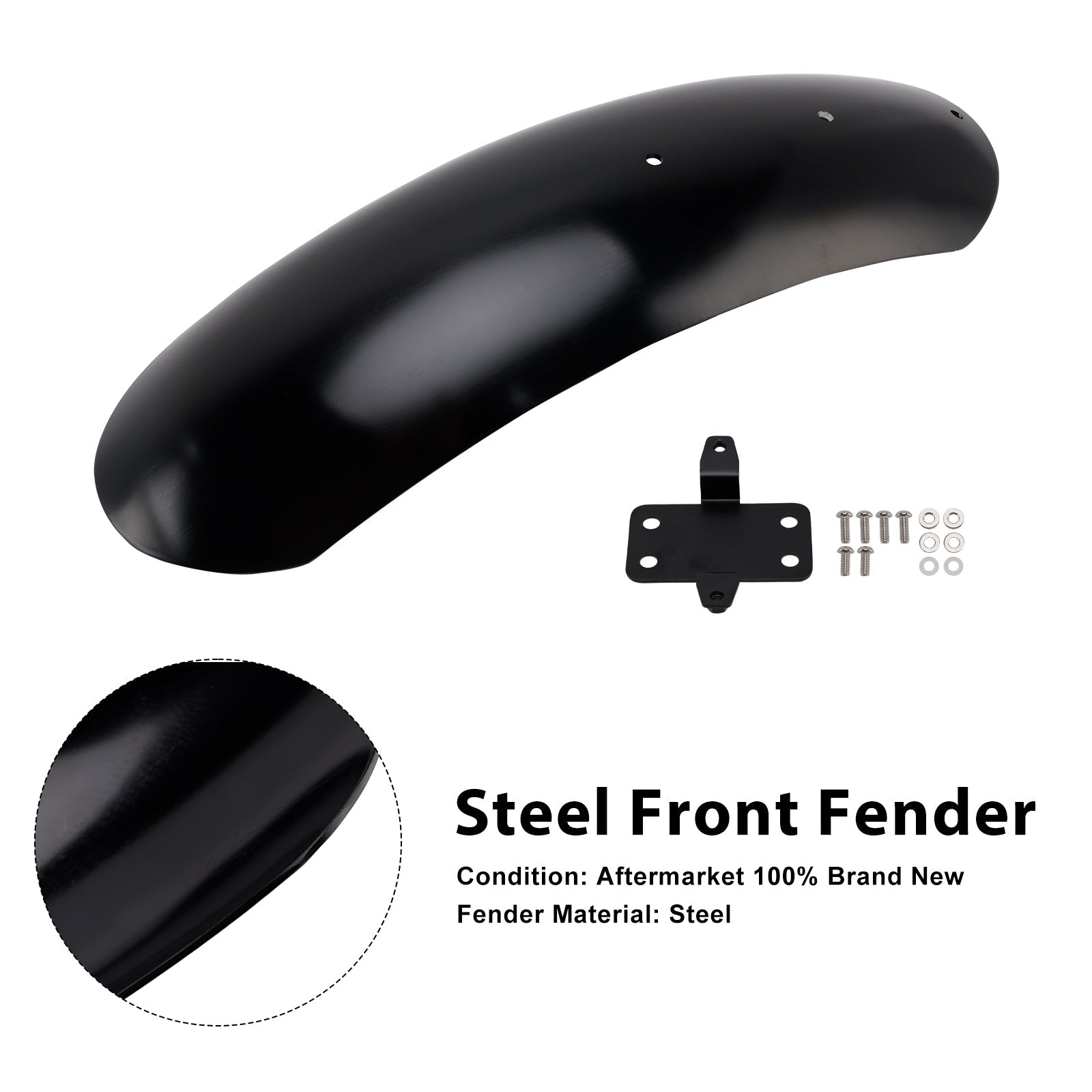 Garde-boue avant en acier pour Scrambler 400X 2023-2025