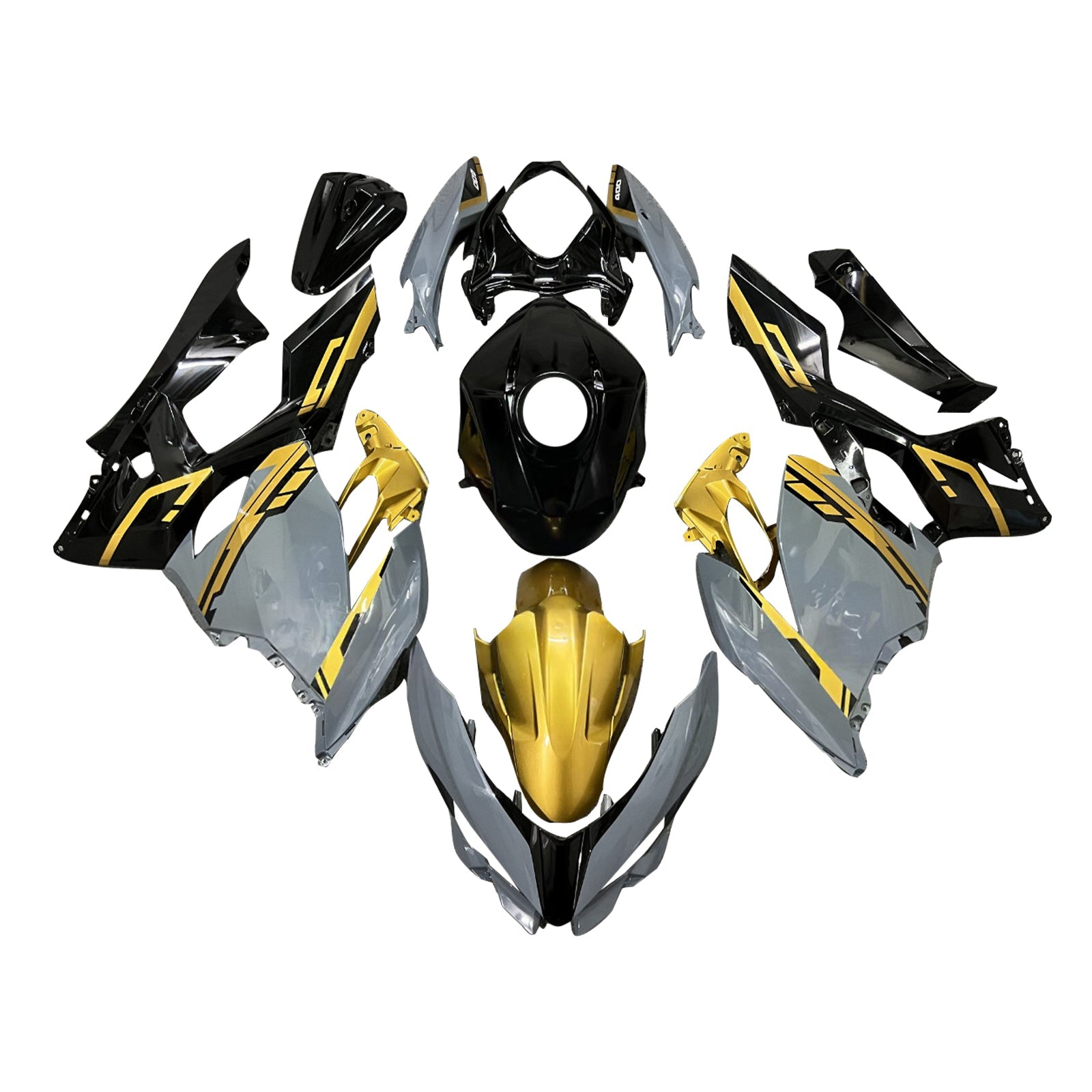 Kit di carenatura a iniezione, carrozzeria in plastica ABS per Kawasaki EX400 Ninja400 2018-2024