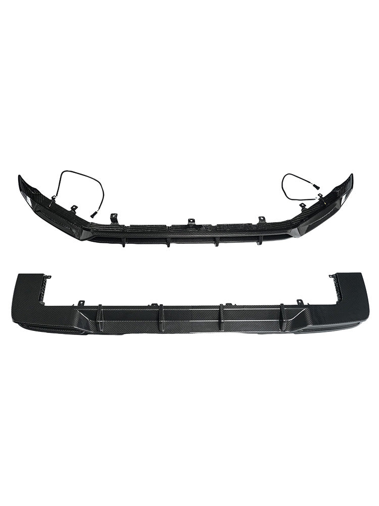 Diffuser van droog koolstofvezel voor de voor- en achterbumper, compatibel met de Mercedes-Benz G-Klasse. W465 (vanaf 2025)