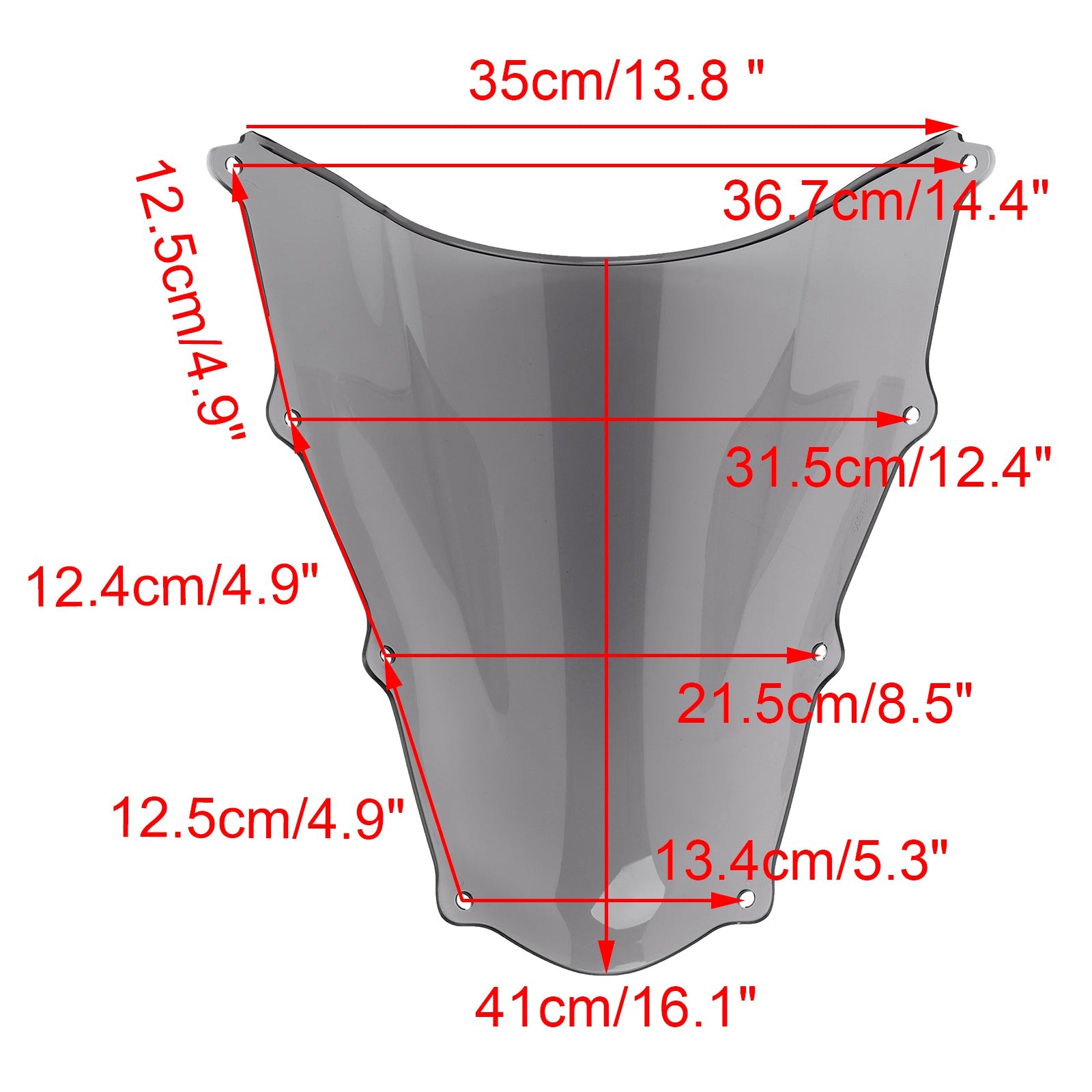 Pare-brise pour Aprilia RSV1000 2003-2006