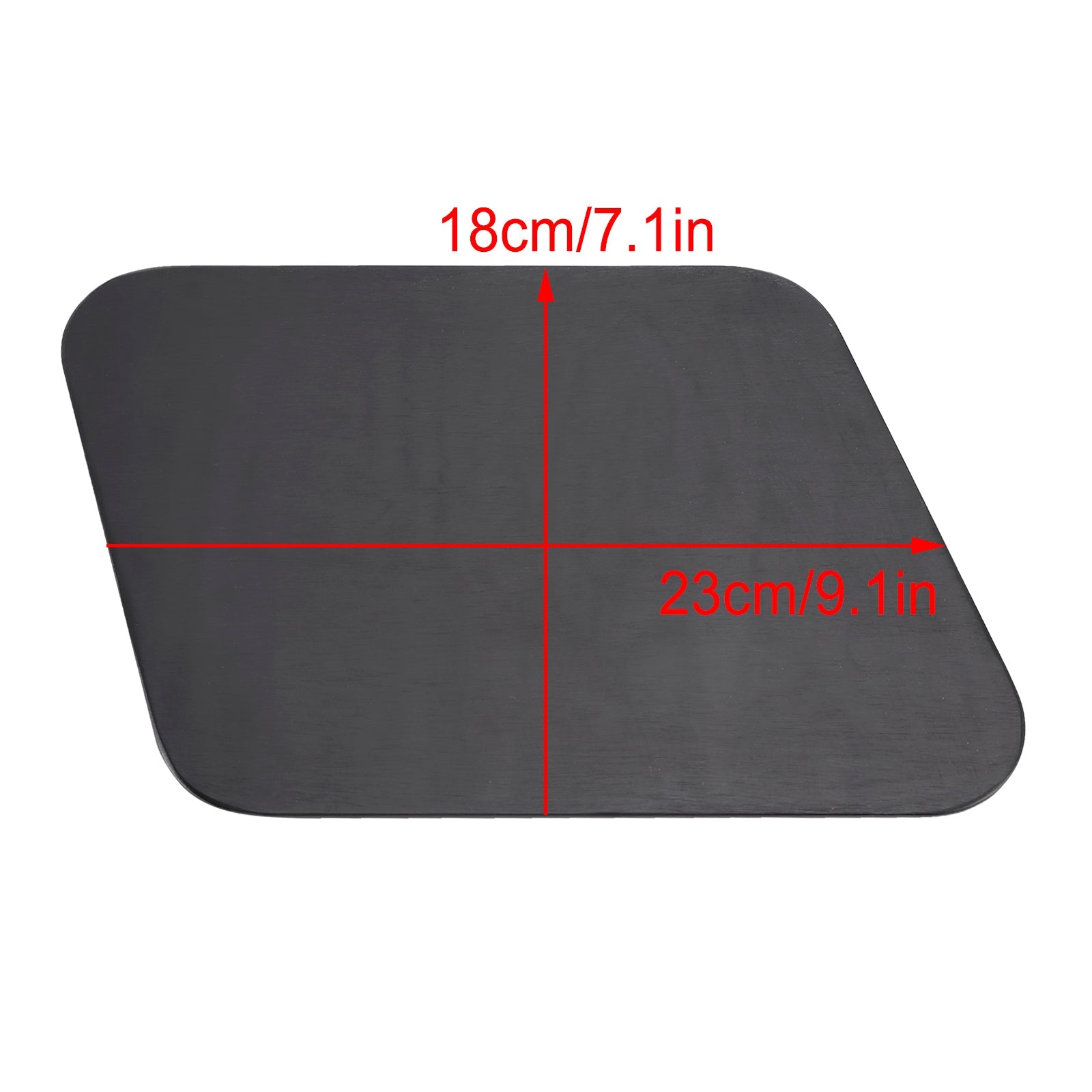 Plaque d'immatriculation vierge en alliage d'aluminium parallélogramme à monter soi-même, ajustement universel pour moto