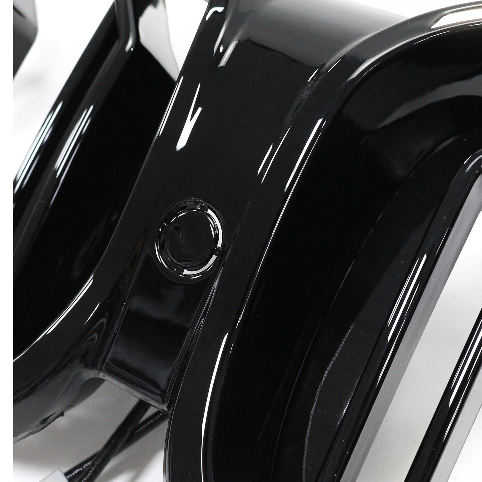 Calandre avant à double lamelles pour BMW Série 5 G30 G31 2017-2020, noir brillant