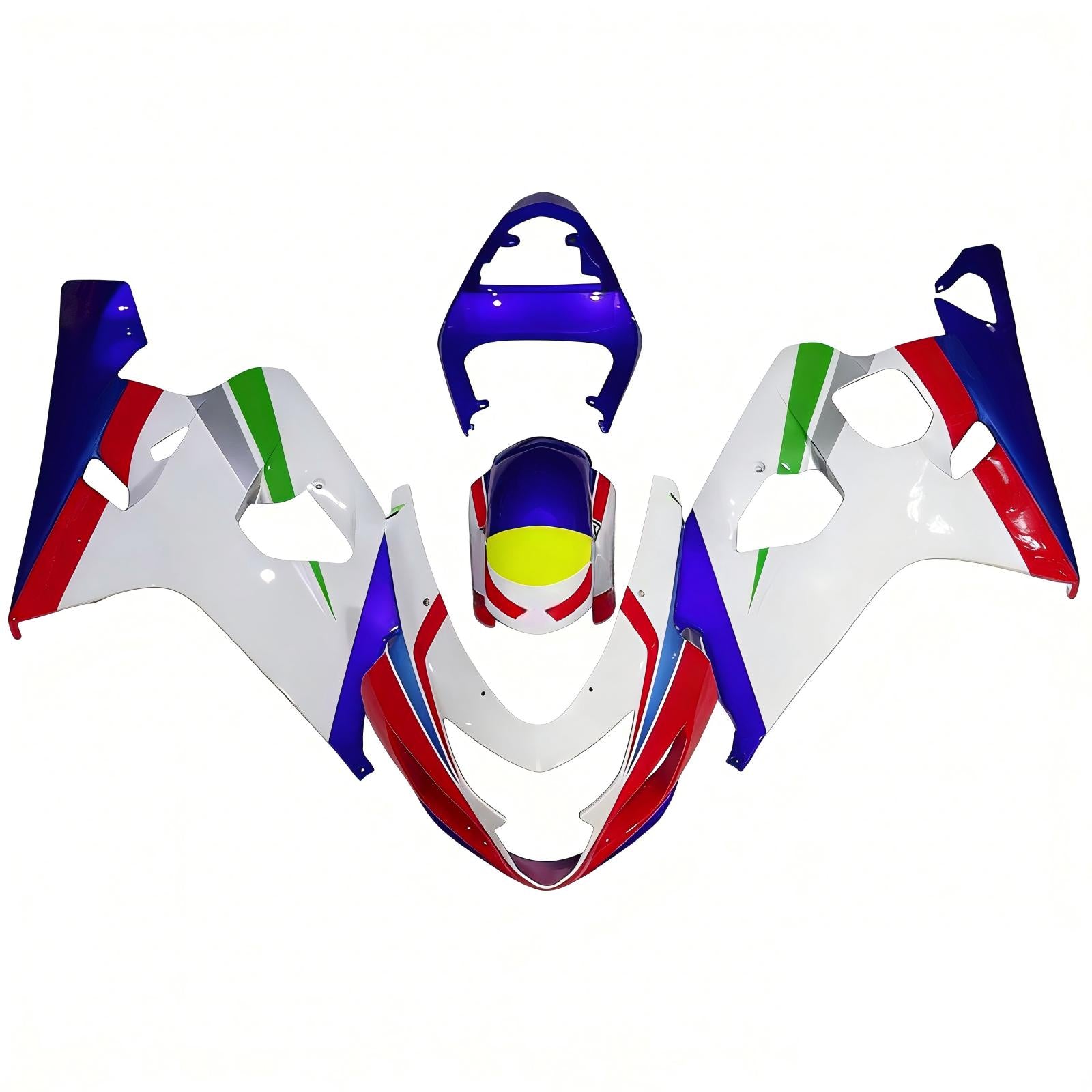 Kit de carénage en plastique ABS injecté pour Suzuki GSXR 600/750 2004-2005 K4