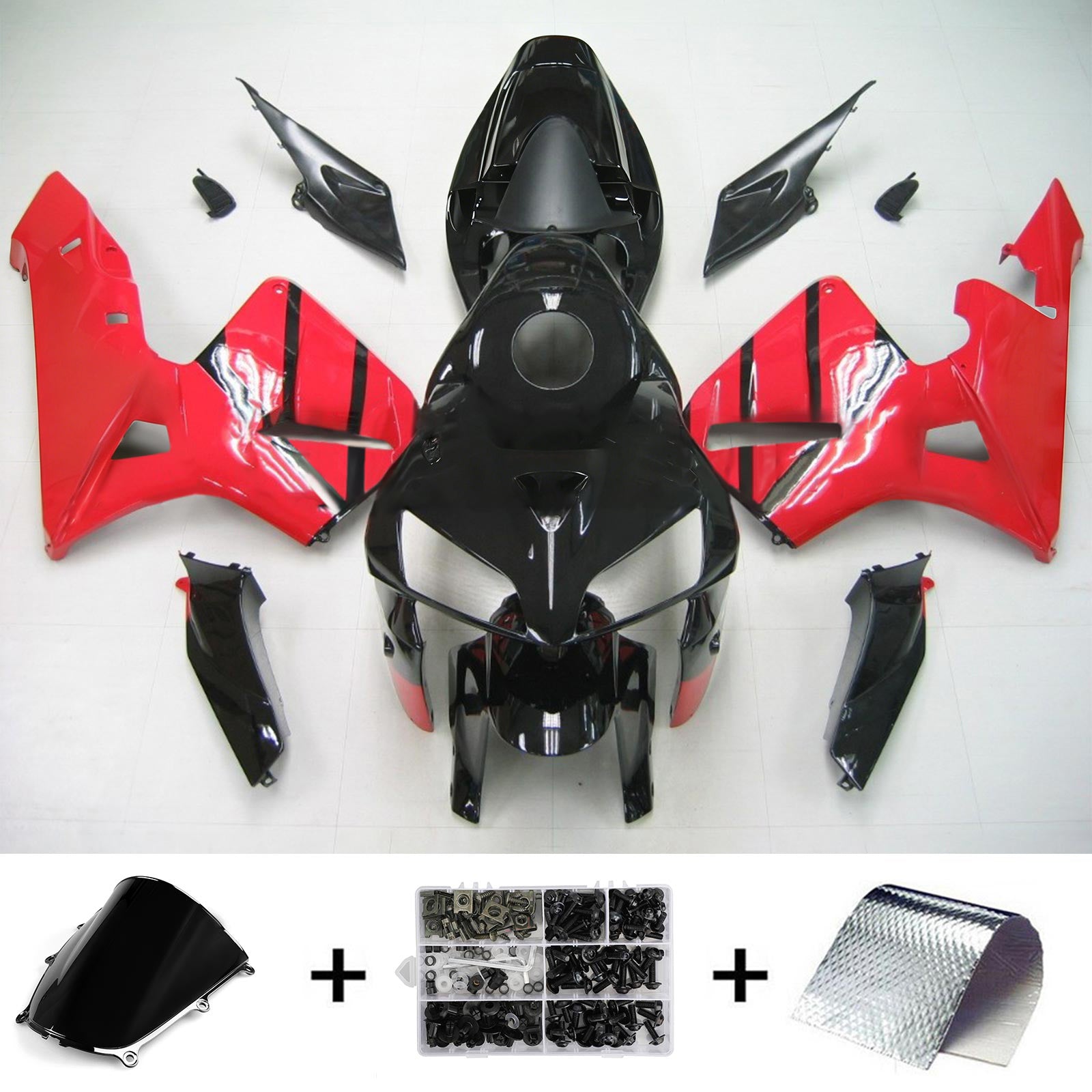Kit de carénage par injection, carrosserie en plastique ABS pour Honda CBR600RR 2005-2006 F5