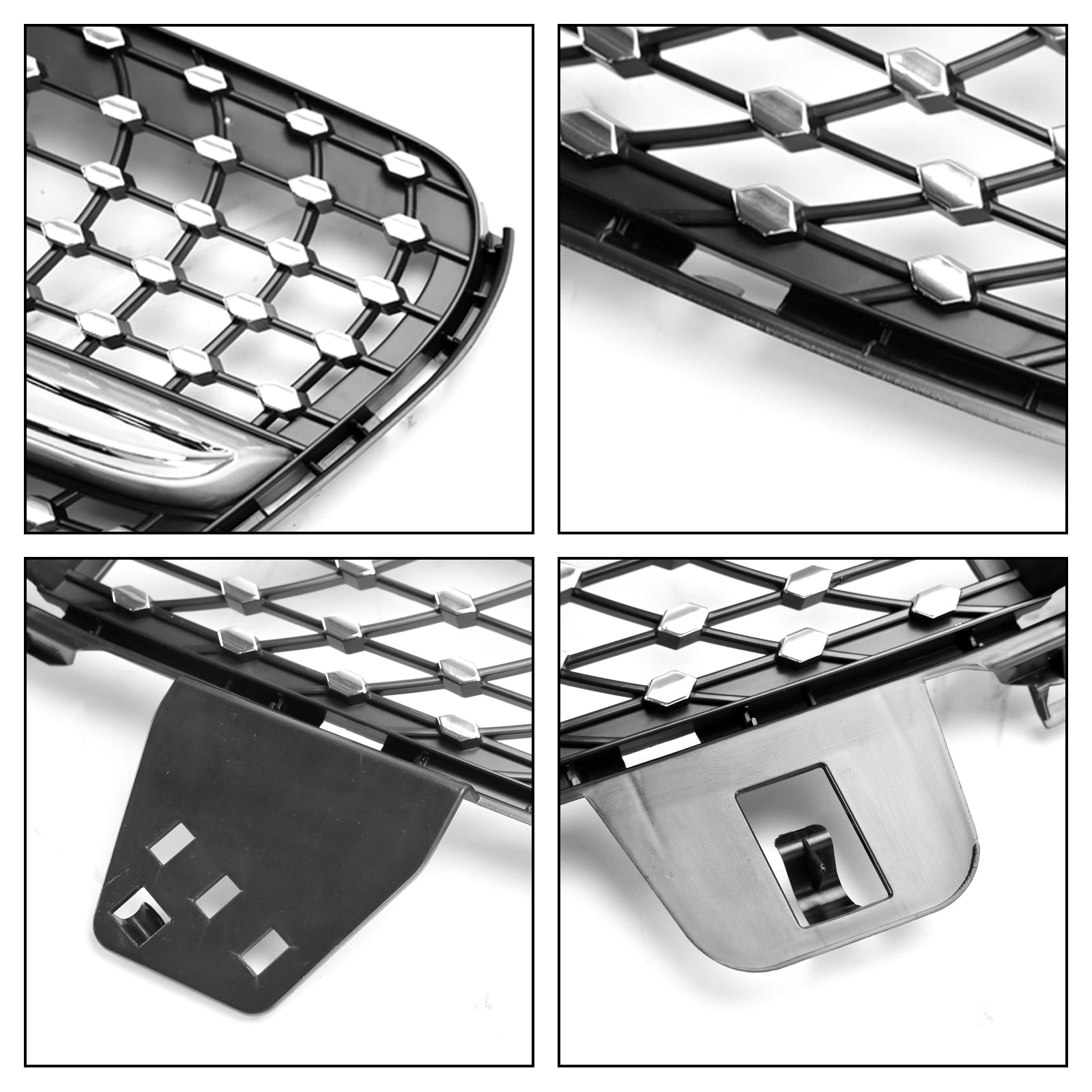 Parrilla de diamante superior delantera para Mercedes Benz Clase V W447 2020-2023