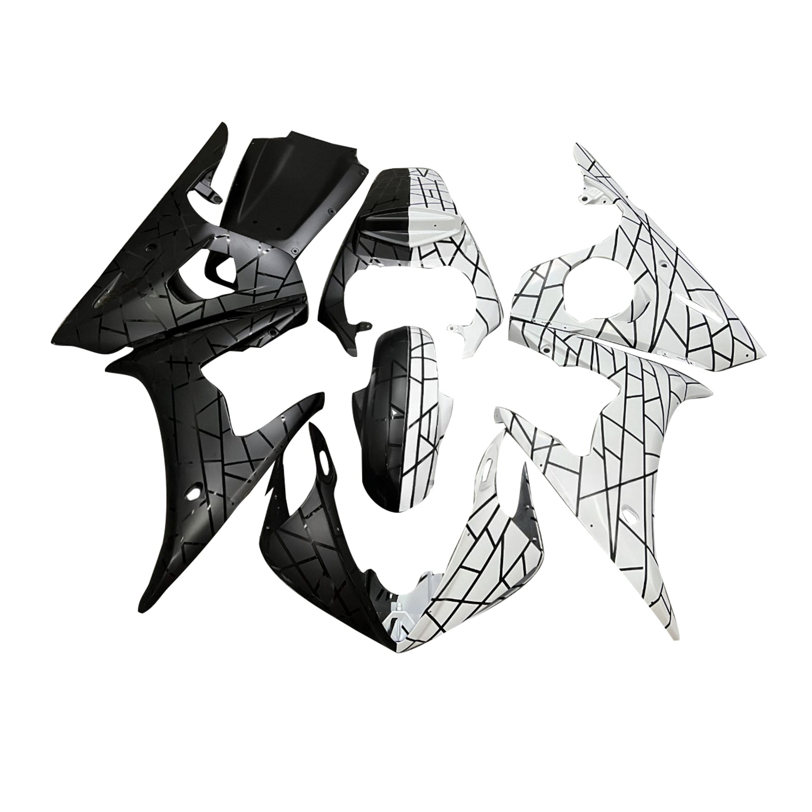 Kit de carenado de inyección para Yamaha YZF-R6 2003-2004 y R6S 2006-2009