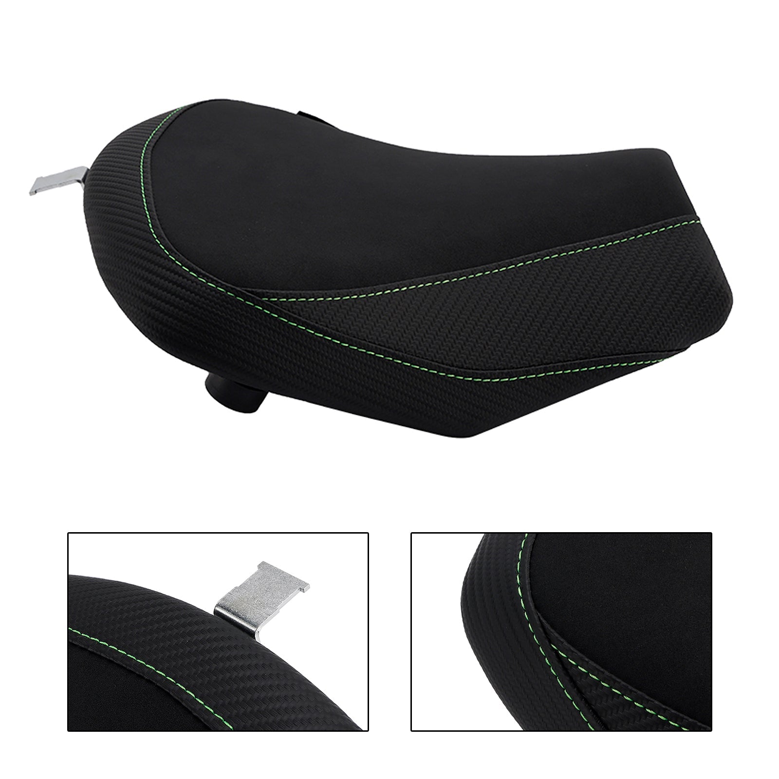 Witte passagierszitting voorin voor Kawasaki Ninja 650 Z650 (2017-2025).