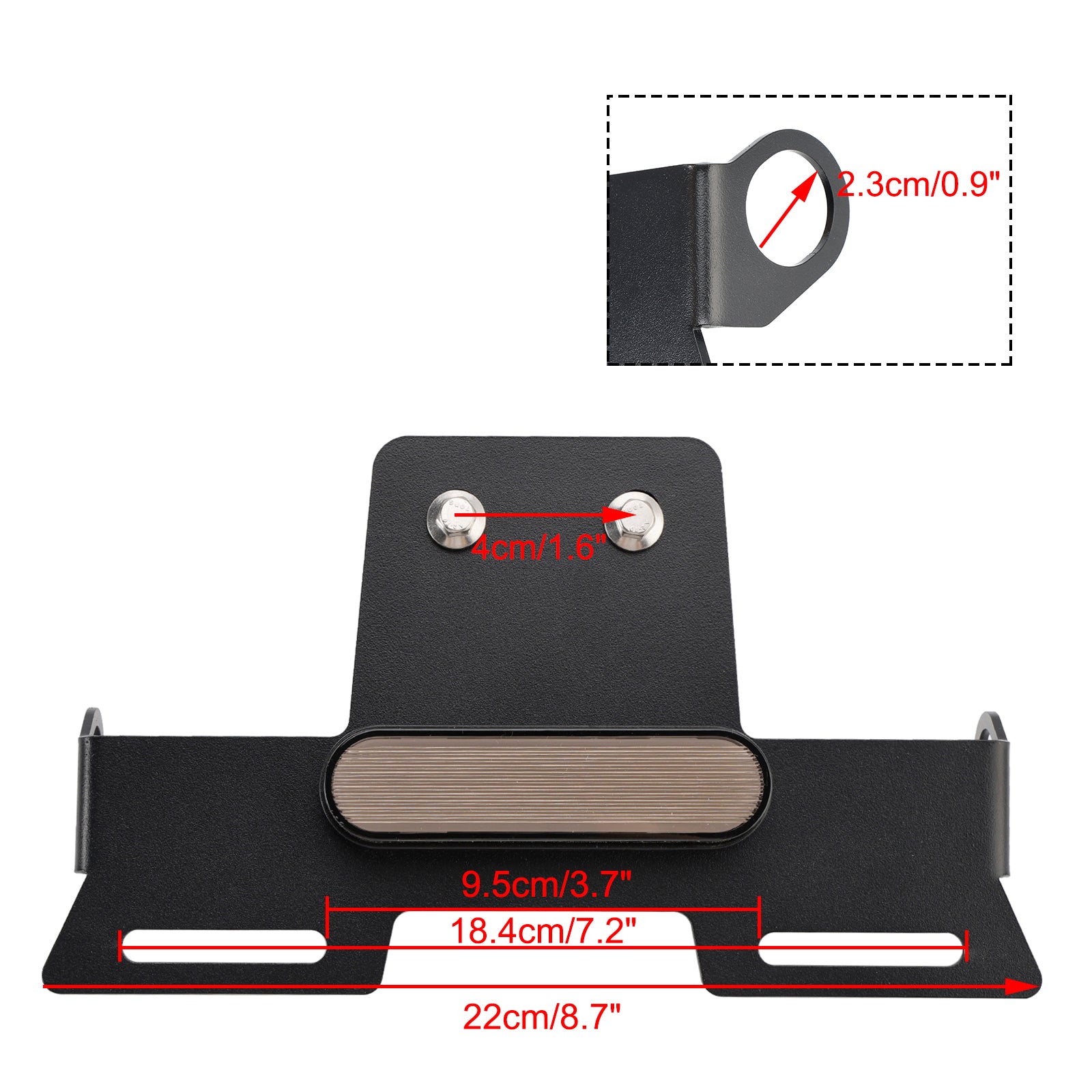 Support de plaque d'immatriculation pour garde-boue Honda CL250 CL300 CL500 SCL500 2023-2024