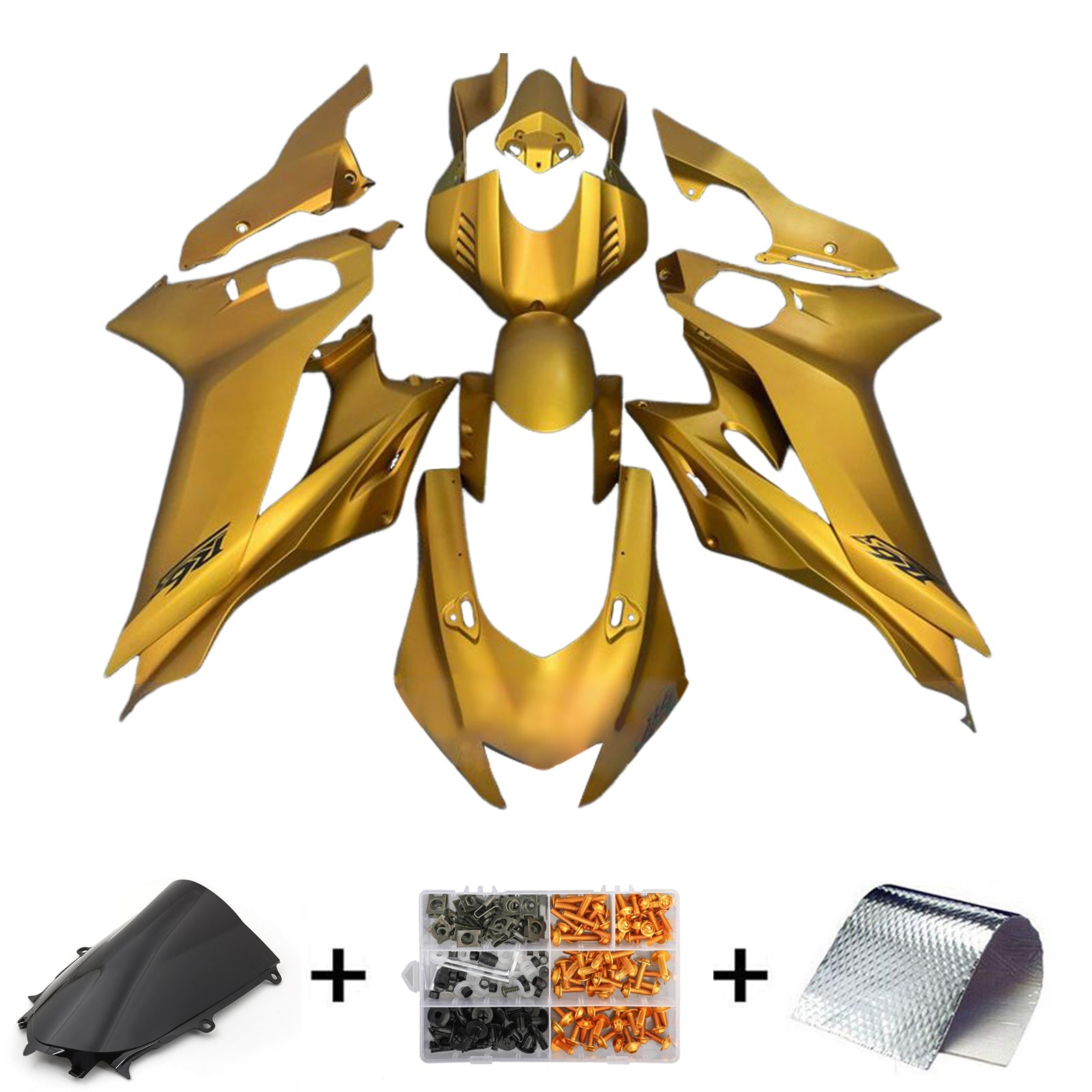 Injectiekuipset Yamaha YZF-R6 2017-2023 ABS kunststof carrosserie