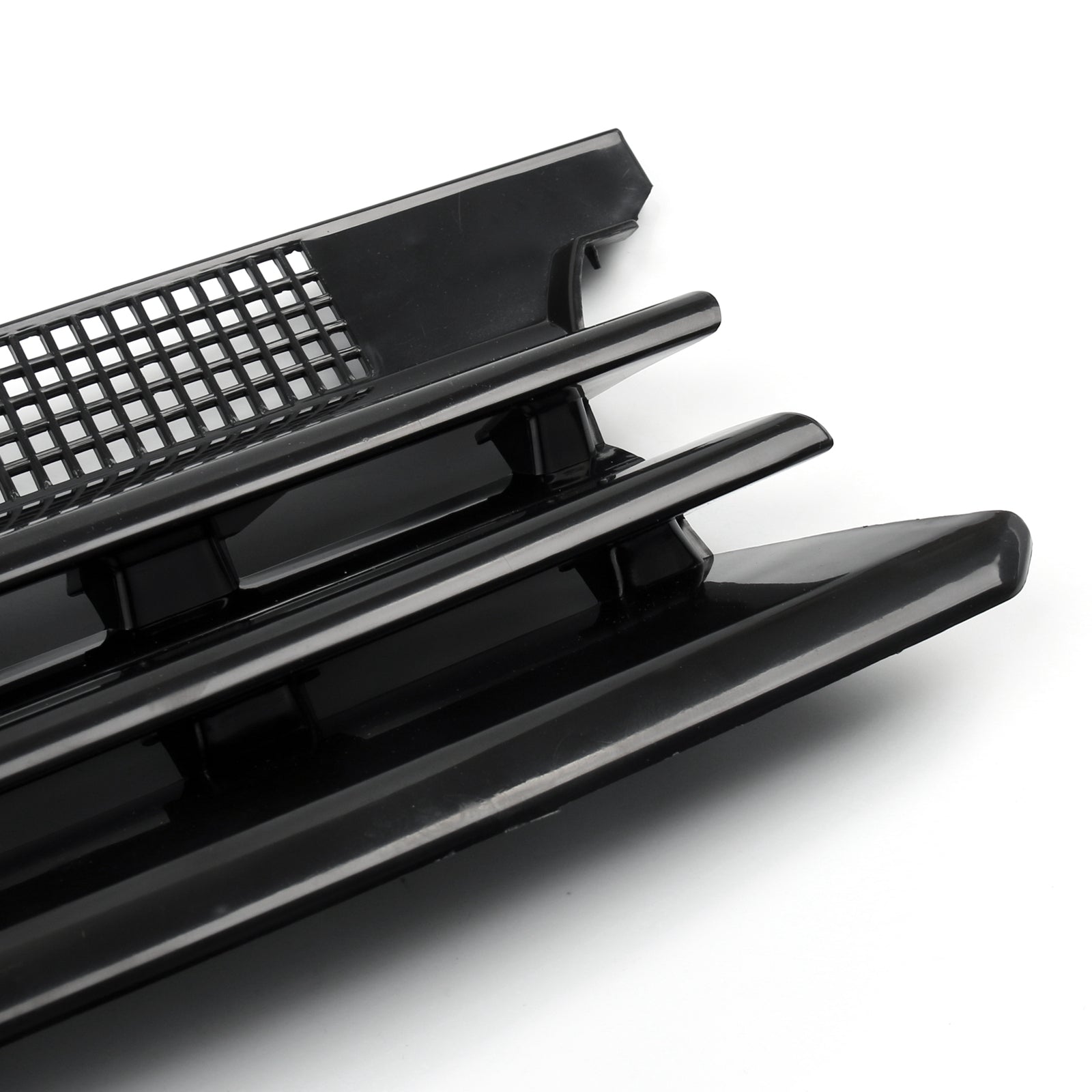 Grilla del cofano senza badge in maglia sportiva per paraurti anteriore VW Golf Mk4 1999-2006, nero