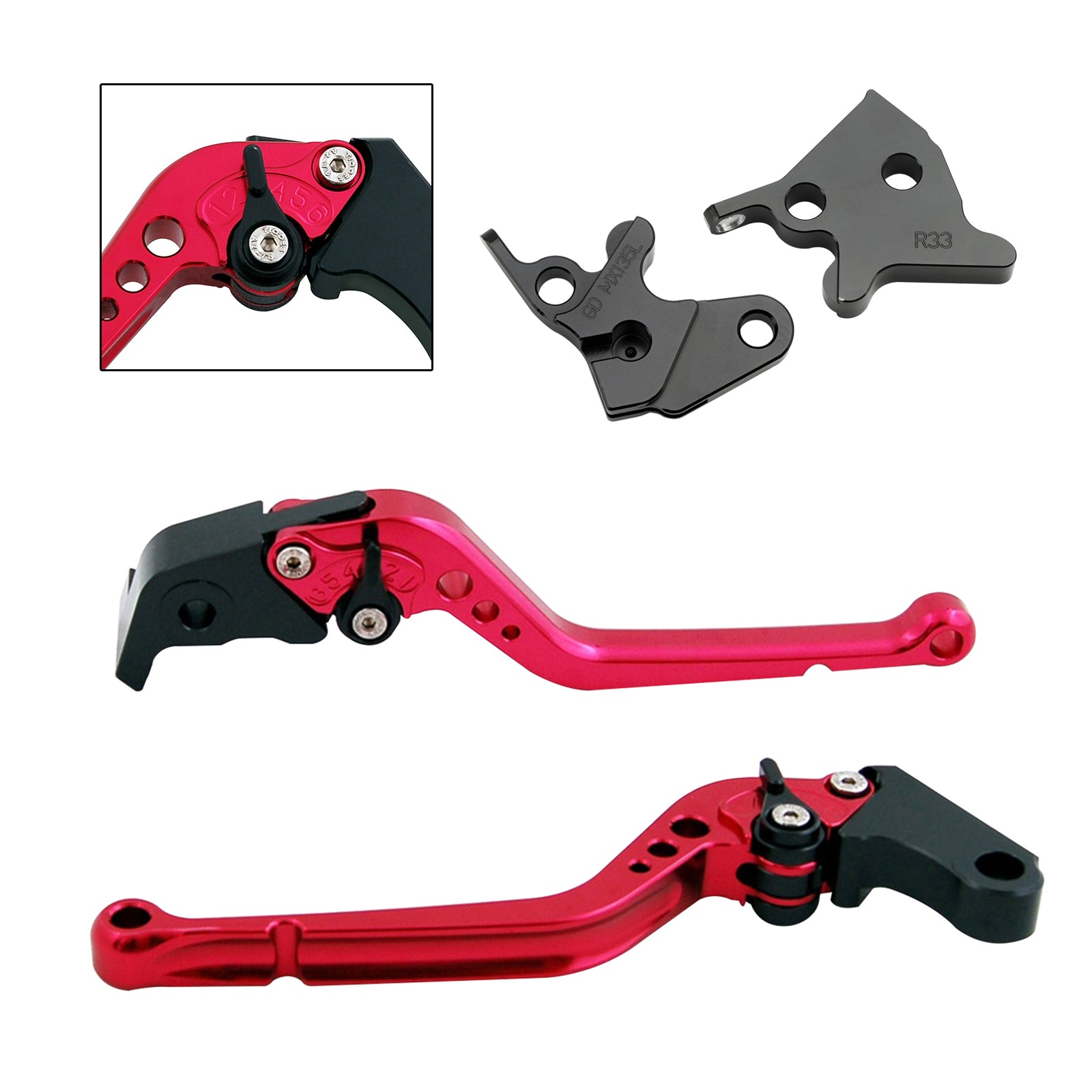 Dolga ročica zavore in sklopke za Yamaha YBR125 2005–2014