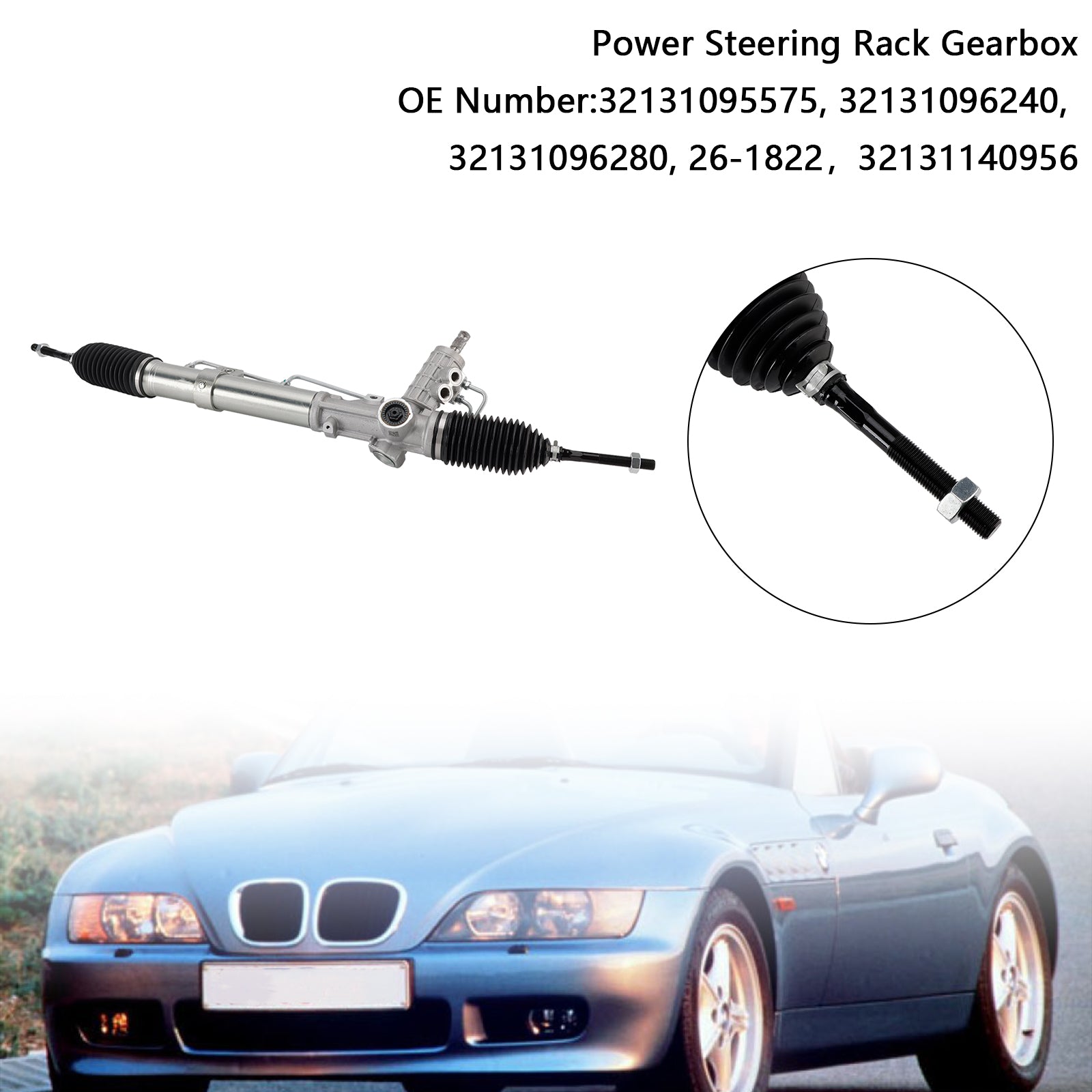 Powiązany stojak na zarządzanie 32131140956 32131094927 dla BMW 3 E36 318 TI (1994/11-1995/08)