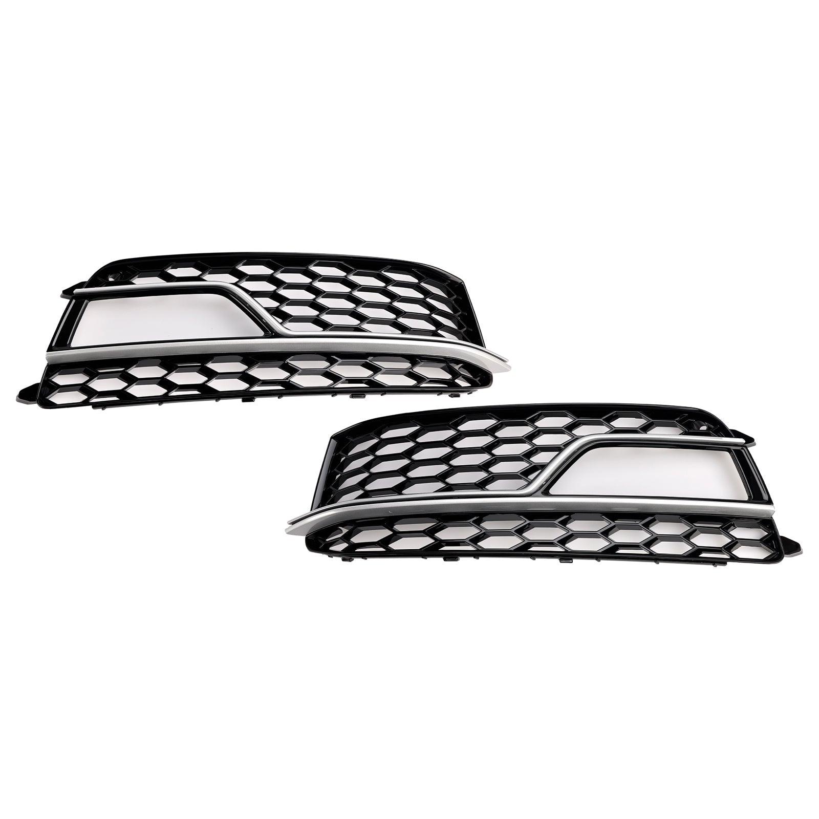Zwarte grille voor mistlichten vóór Audi A5 S-Line S5 2013-2016