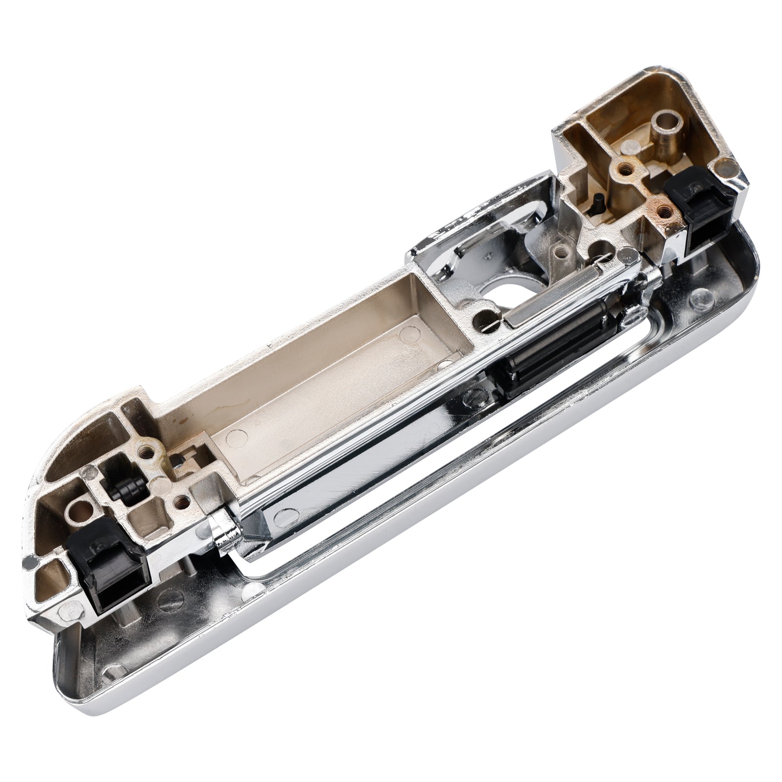 Kit de bisagra y pestillo plateados para Touring Razor Chopped King Tour Pack 2014-2023