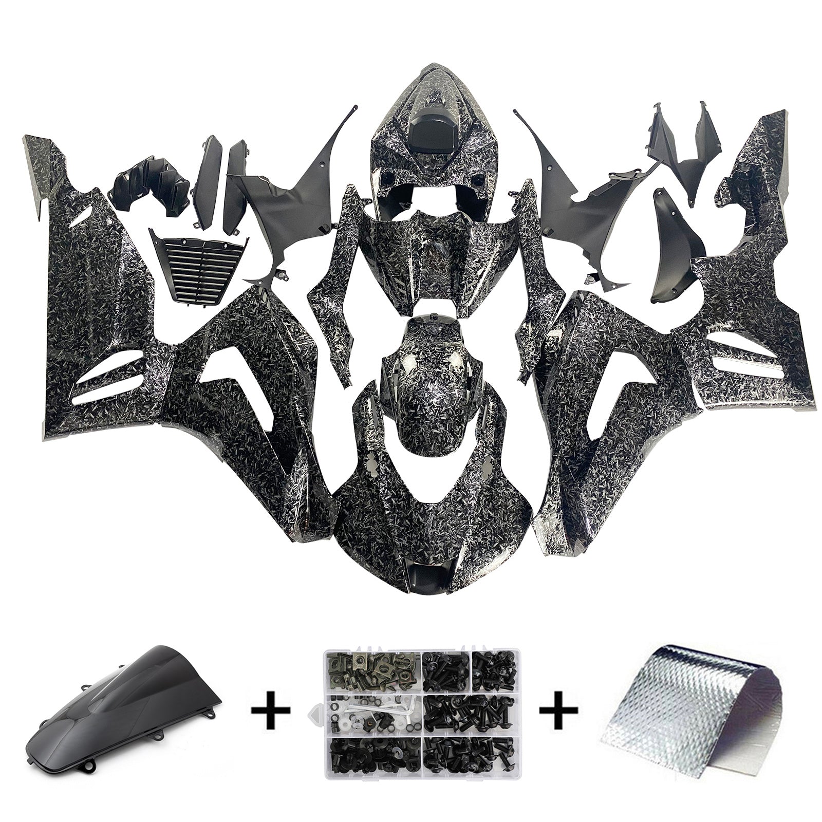 Komplet pomanjkanja, ki se vbrizga v ABS plastiko za Honda CBR1000RR-R 2020-2023