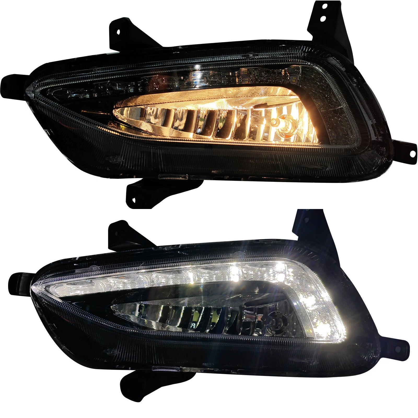 Feux antibrouillard avant à LED pour Hyundai Tucson 2016-2018 avec feux de jour 86525-D3200 5000K-7000K