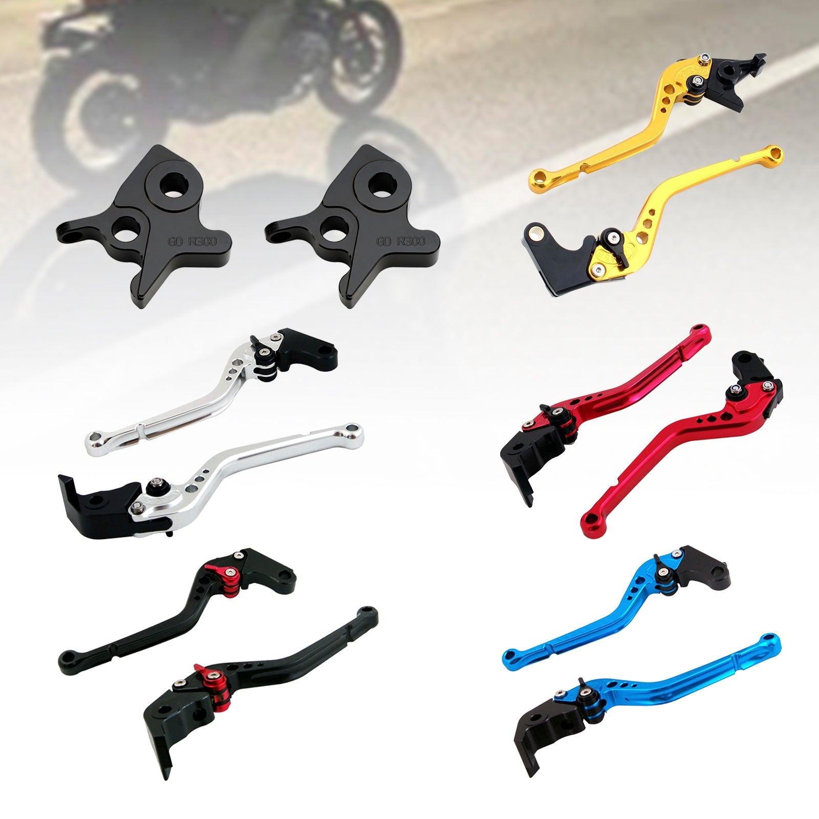 Levier de frein et d'embrayage long pour KYMCO AK550 2017-2022