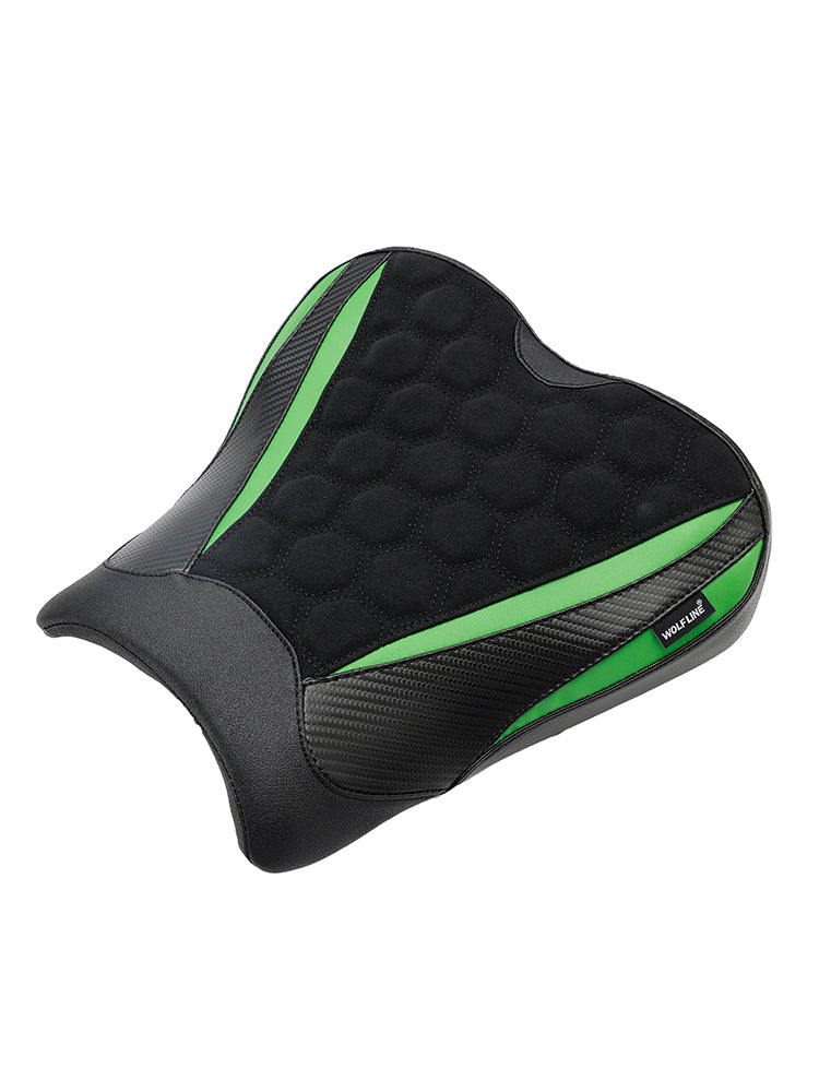Sede del conducente Raider Kawasaki Ninja ZX-4R ZX-4RR 2023, cuscino in poliuretano verde