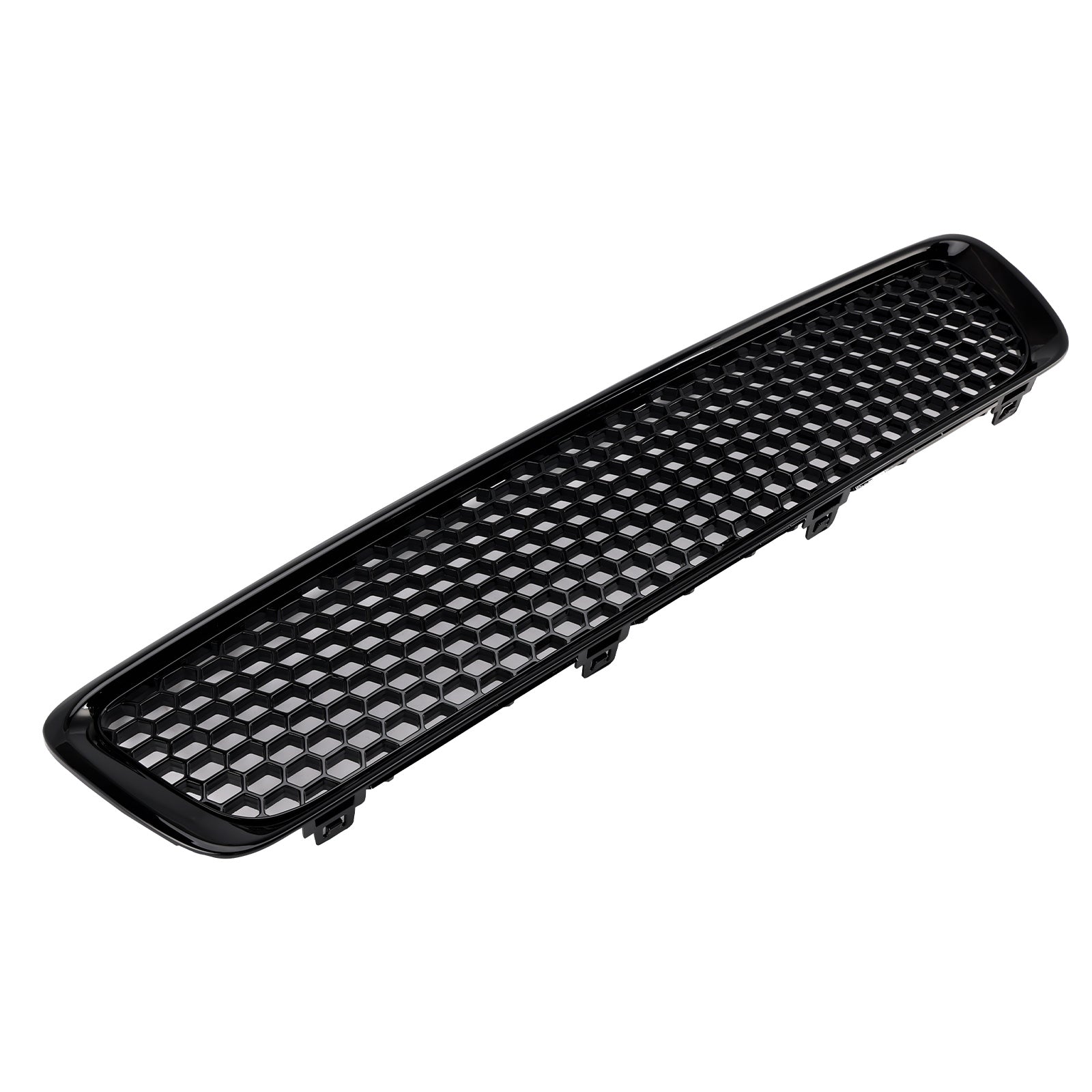 Grille de calandre en nid d'abeille pour pare-chocs avant noir brillant Volvo S40 V50 2004-2007