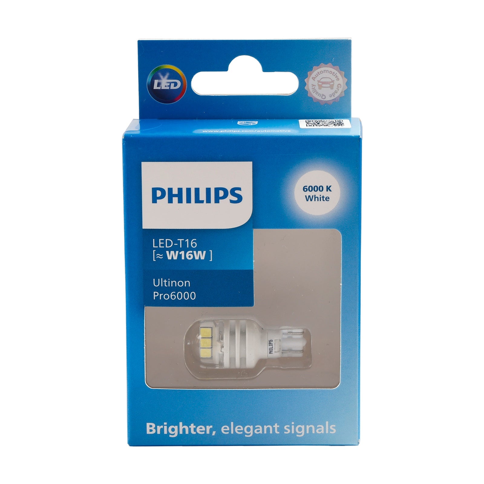 Phare de voiture LED T16 Ultinon Pro6000 W16WT15 921 1067CU60X1 pour PHILIPS