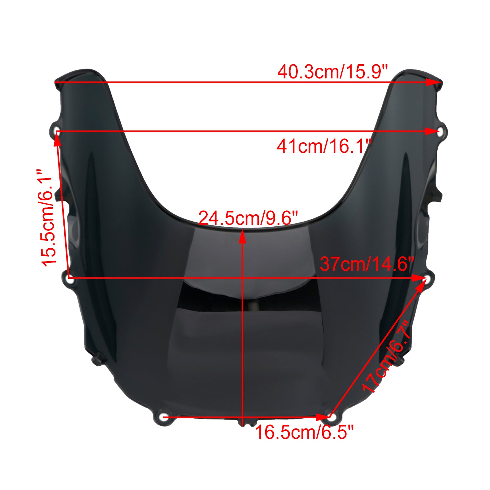Parabrisas + soporte para Yamaha XSR900 GP 2024-2025