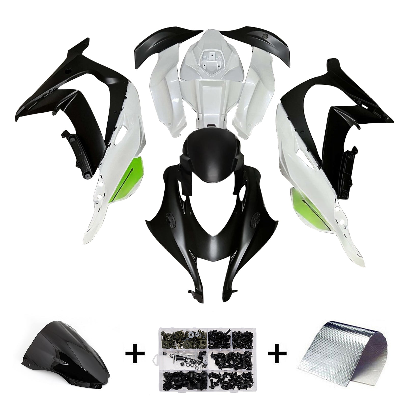Kating komplet, vbrizgan v ABS plastiko za Kawasaki ZX10R 2016-2020