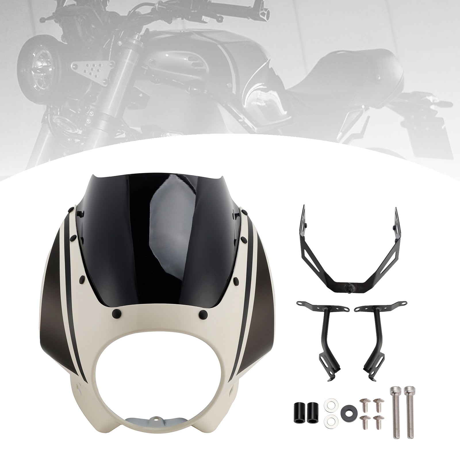 Parabrisas y carenado de faro para Yamaha XSR900 (2022-2025)