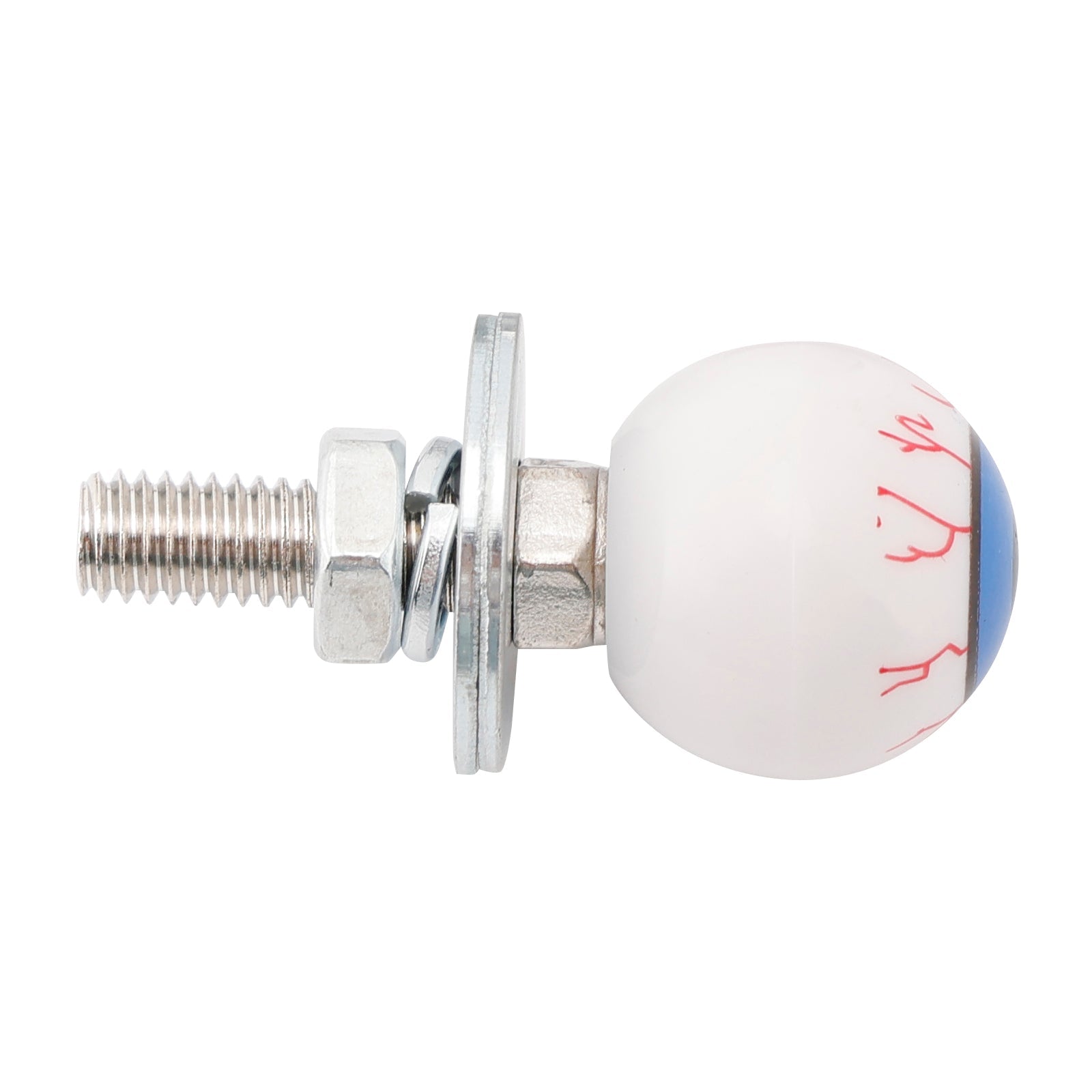 2 henkilökohtaista muovisia rekisterikilven pulttia moottoripyörään, hakkurin, kolmipyörälle