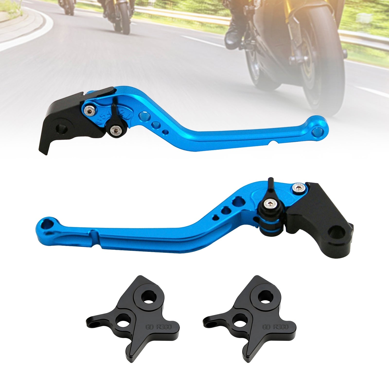Levier de frein et d'embrayage long pour KYMCO AK550 2017-2022