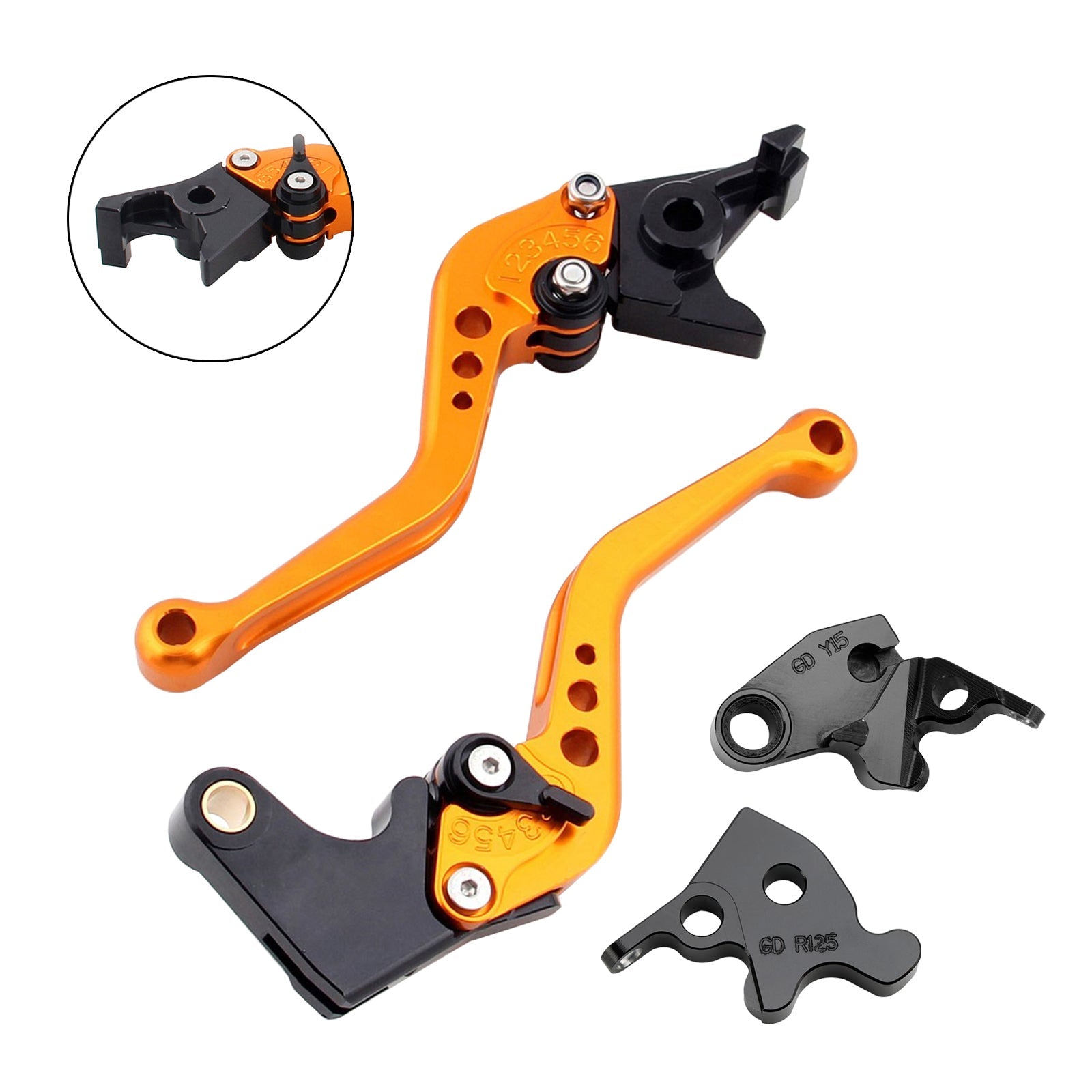 Krótka dźwignia hamulca i sprzęgła dla Honda CRF1100L Africa Twin 2022-2024