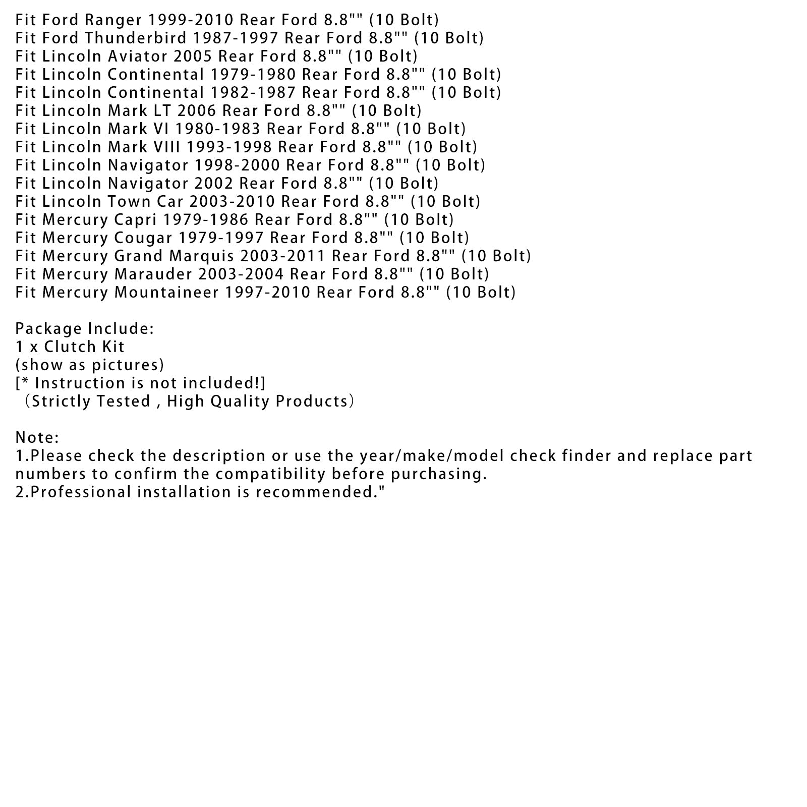 Pos Traclok 8.8 "" Ford Explorer 1991-2001 Kit di frizione con spider LSD ZIKF8.8-31 ingranaggi.