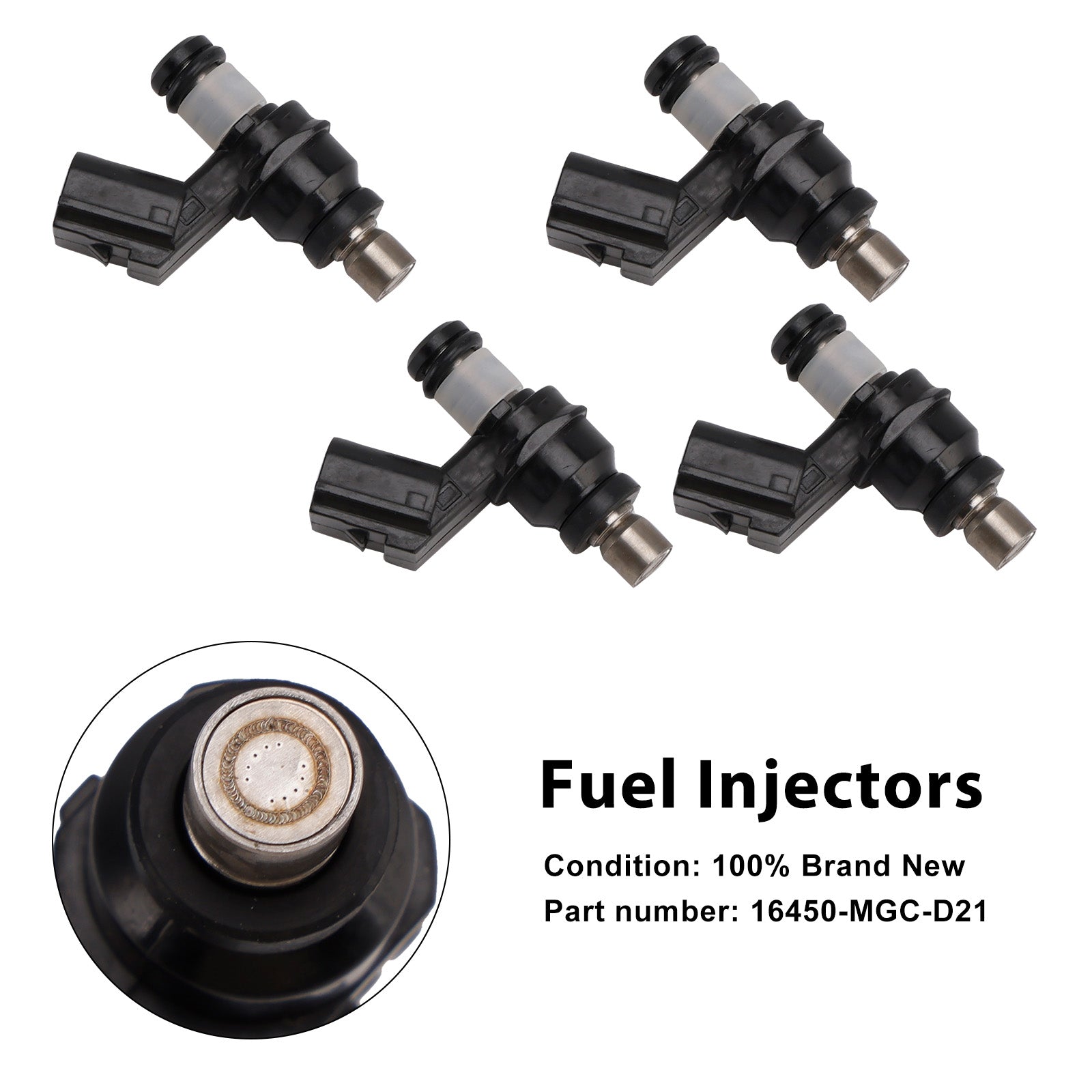 Brandstofinjectoren compatibel met Honda CB1100 2013-2017 NSS300 Forza 300 (4-pack) 16450-MGC-D21