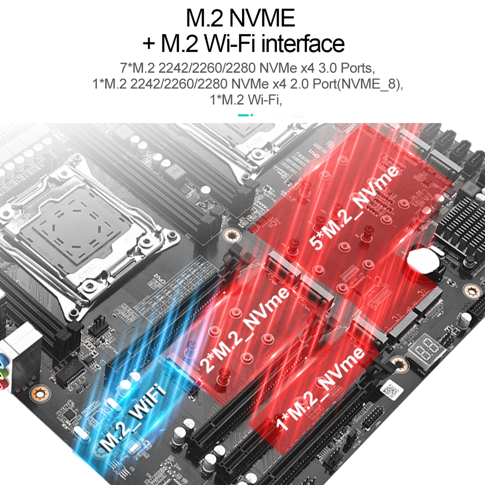 Carte mère X99 double canal pour ordinateur de bureau PRO LGA2011-3 V3/V4