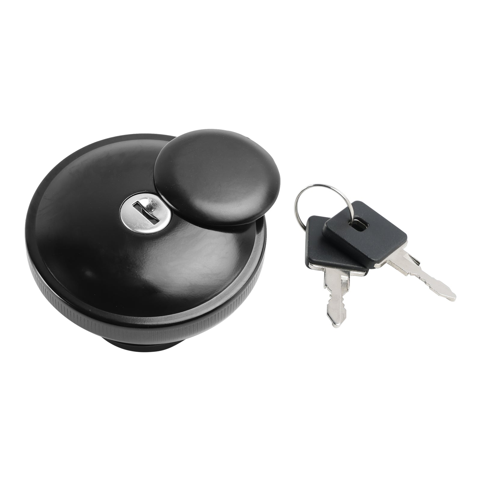 BOUCHON DE RÉSERVOIR DE CARBURANT NOIR VENTILÉ POUR SOFTAIL FLSTN FXSTD FXST FLS 2000-2020 61272-92