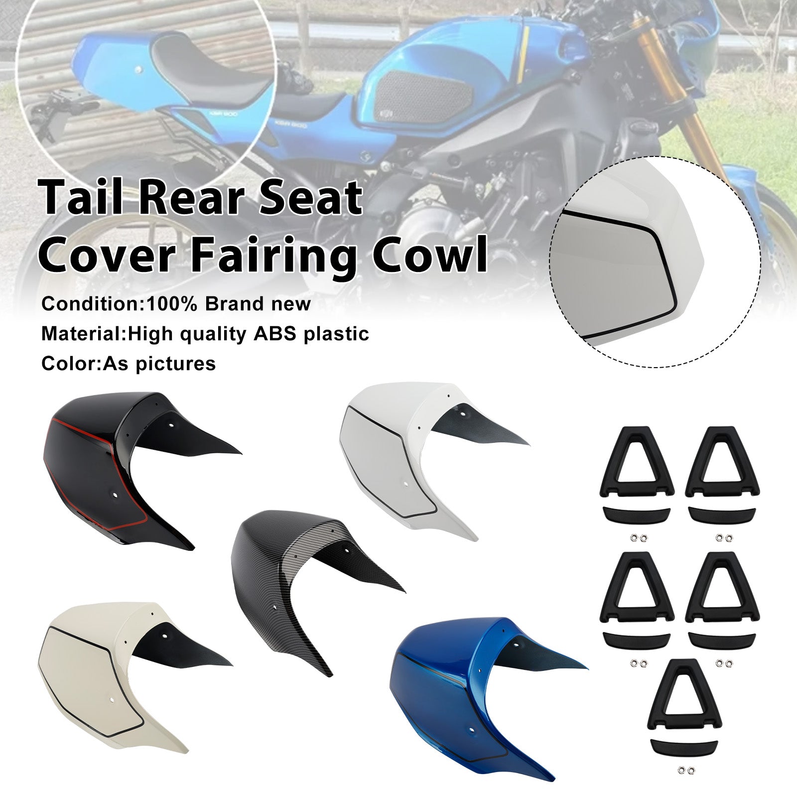 Carenatura sedile passeggero posteriore per Yamaha XSR900 (2022-2025)