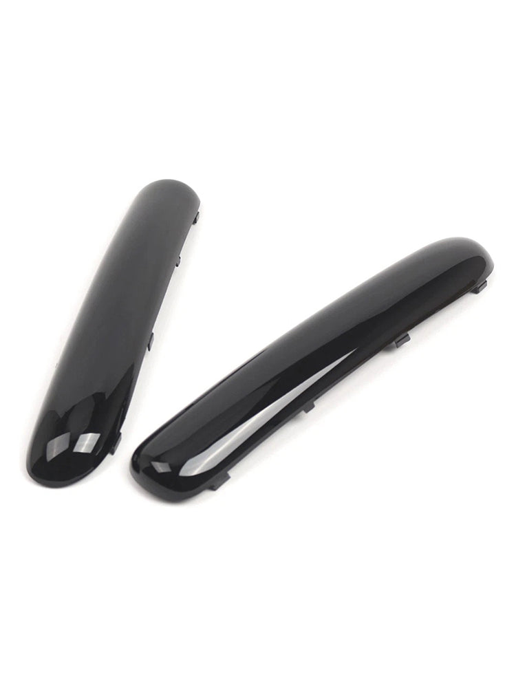 Paire de garnitures de pare-chocs avant noir brillant pour Mini One Cooper R50/R52/R53 (2001-2004)