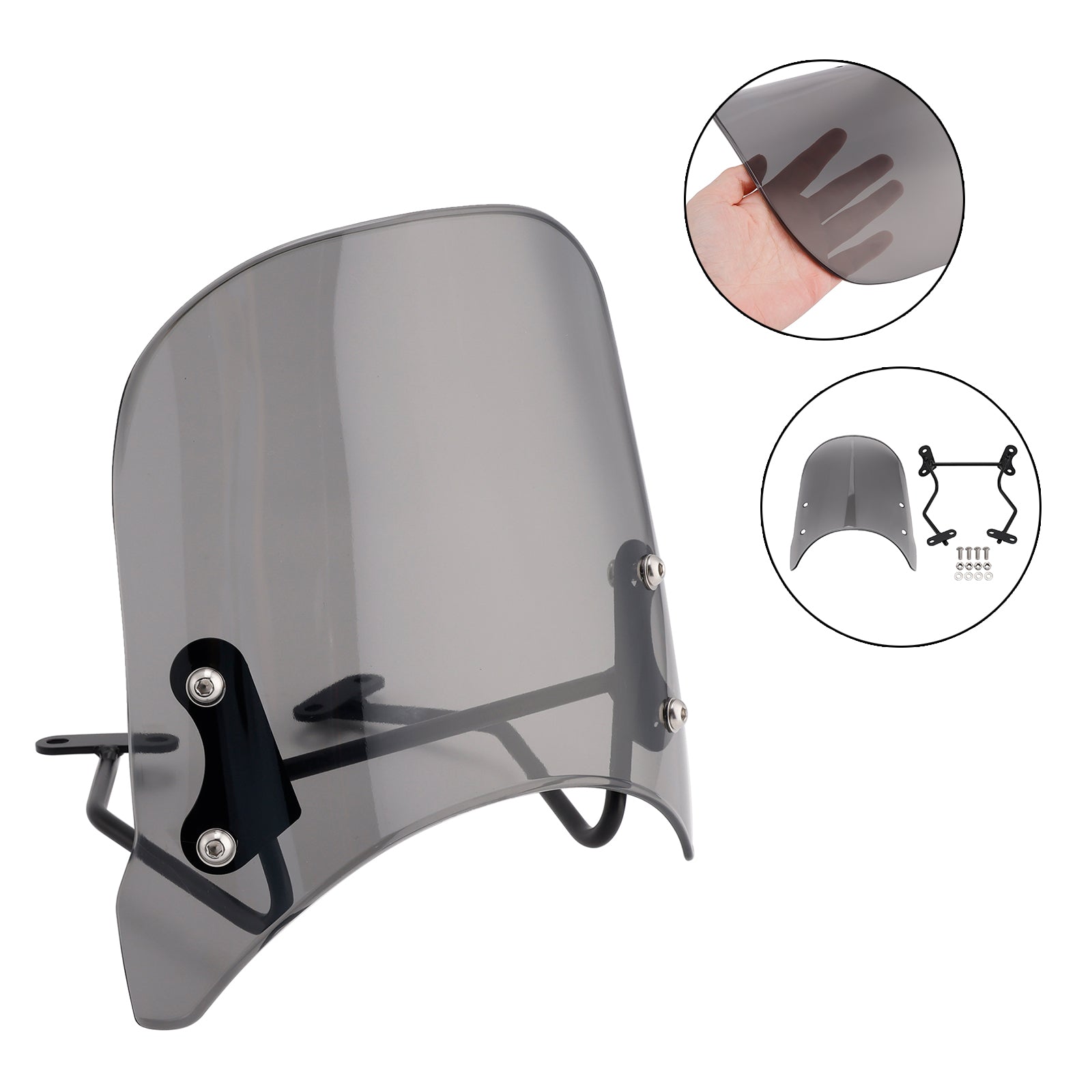 Parabrezza compatibile con BMW R nineT Scrambler 2014-2024 e Pure 2017-2024