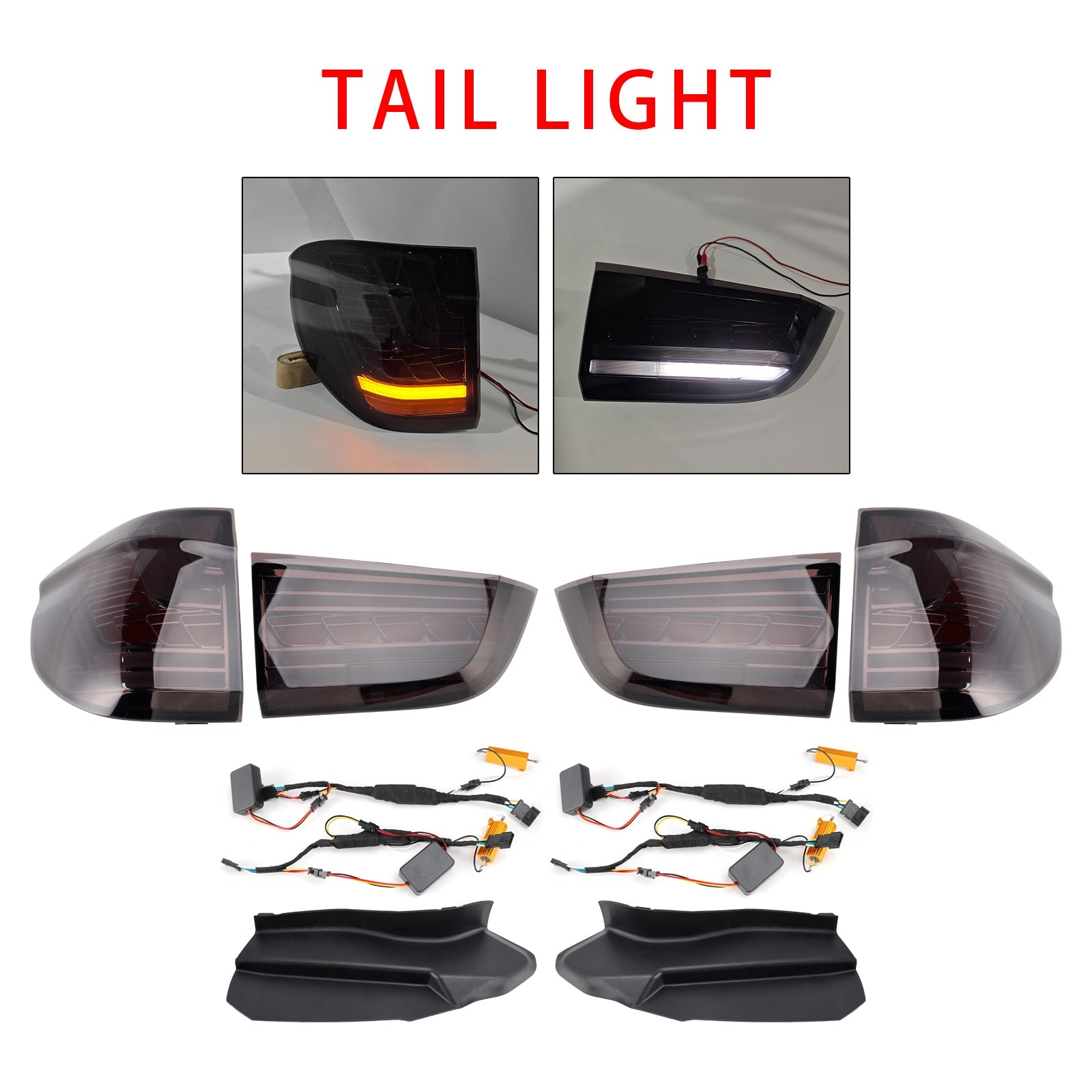 Feux arrière à LED gauche et droit pour BMW X5 F15 (2014-2018)