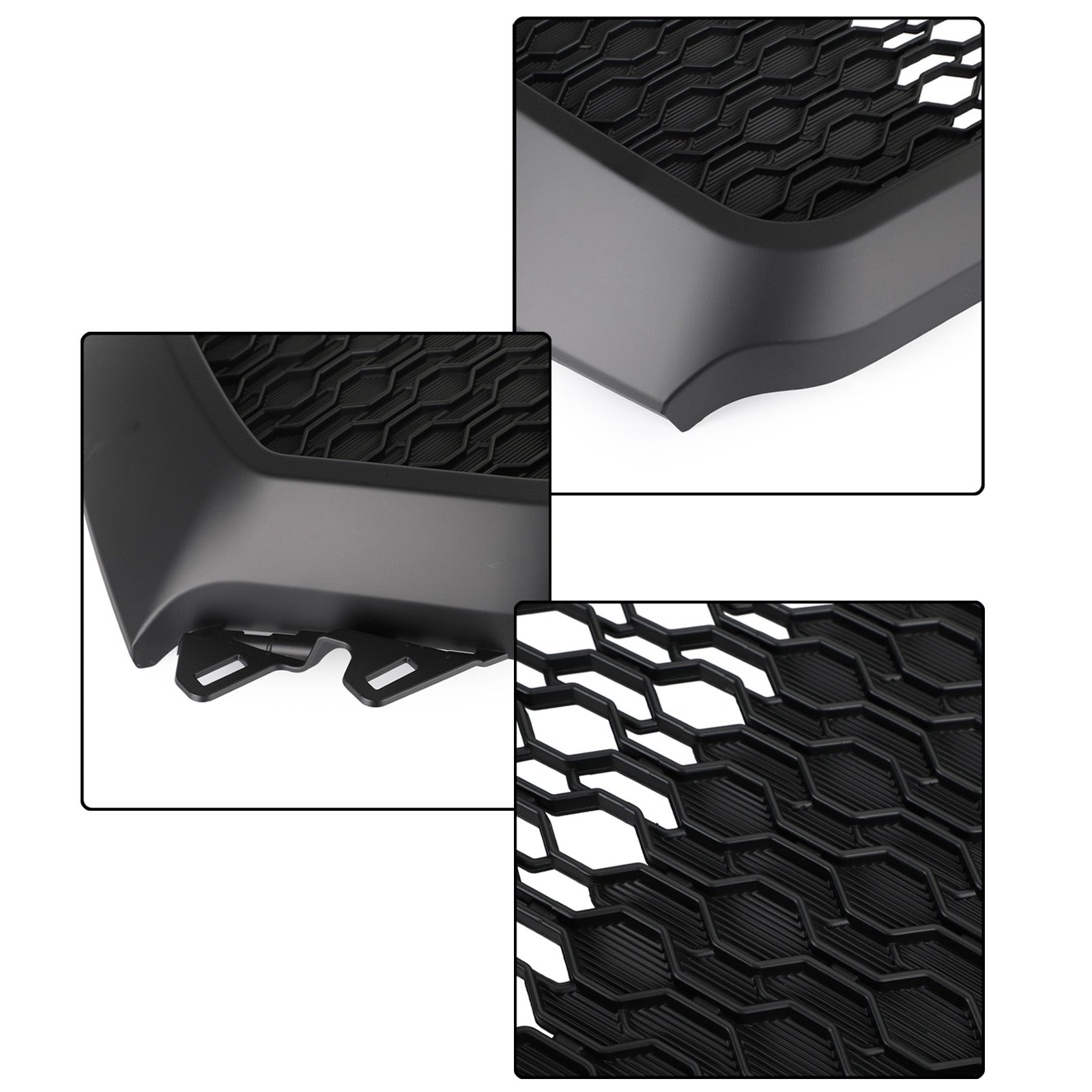 Rejilla delantera superior tipo panal para Dodge Ram 1500 2019-2024