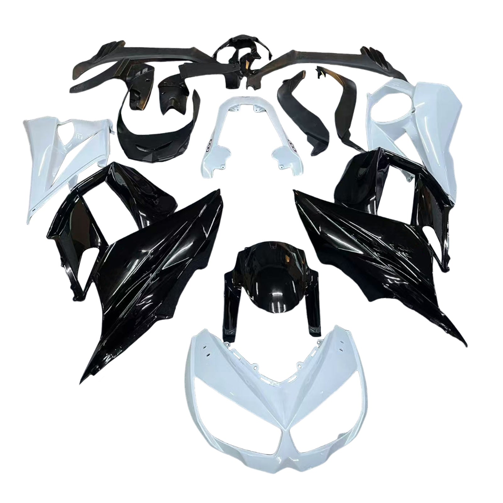 Kit de carénage en plastique ABS injecté compatible avec Kawasaki Z1000SX 2010-2015