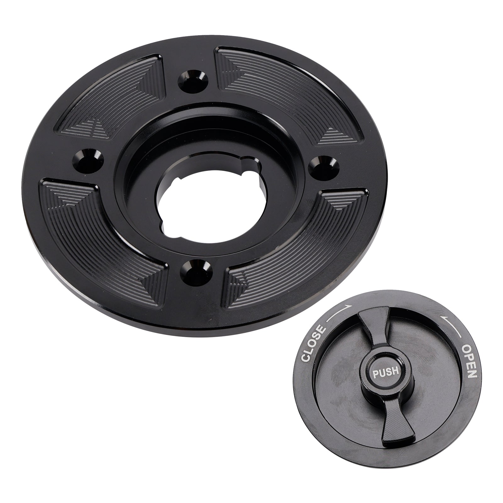 Bouchon de réservoir d'essence à ouverture rapide en aluminium usiné pour Kawasaki KLX230/R Z650 Z650RS Z900 2017-2025