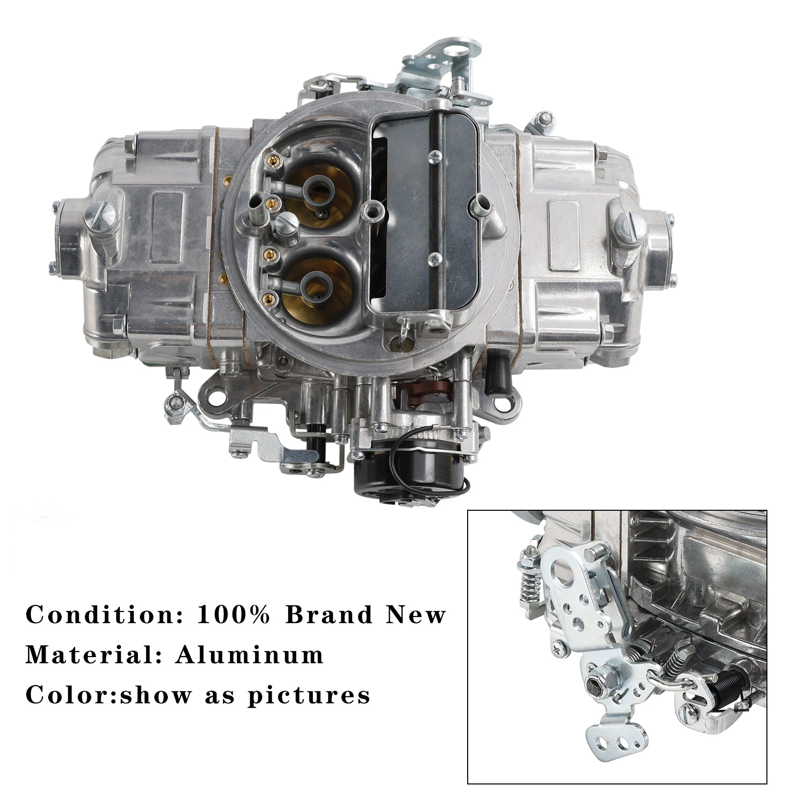 Brawler 4 Barrel 650 CFM carburateur met dubbele pomp en elektrische choke BR-67255