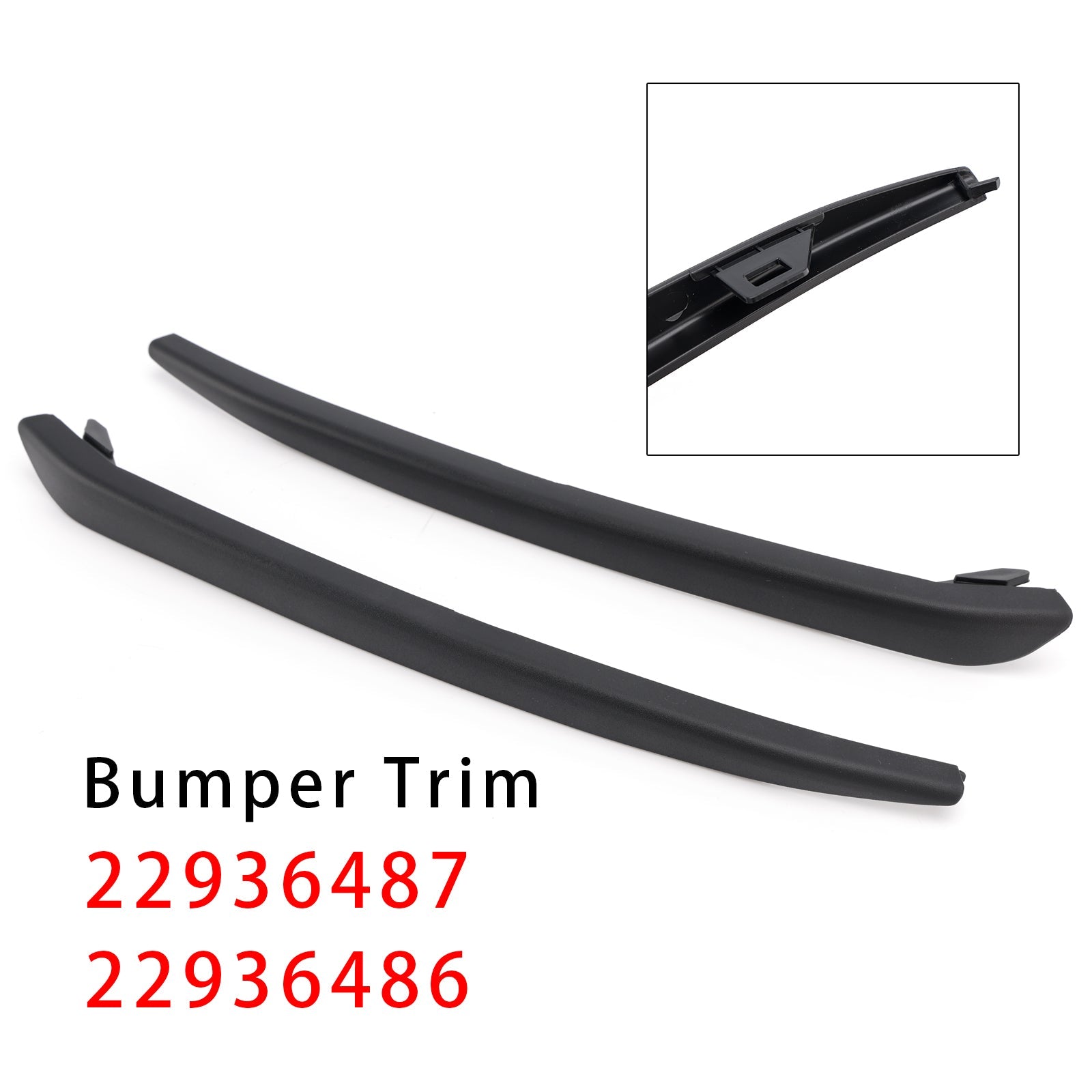 Garniture de pare-chocs gauche et droit 22936487 22936486 pour Chevrolet Tahoe 2015-2020